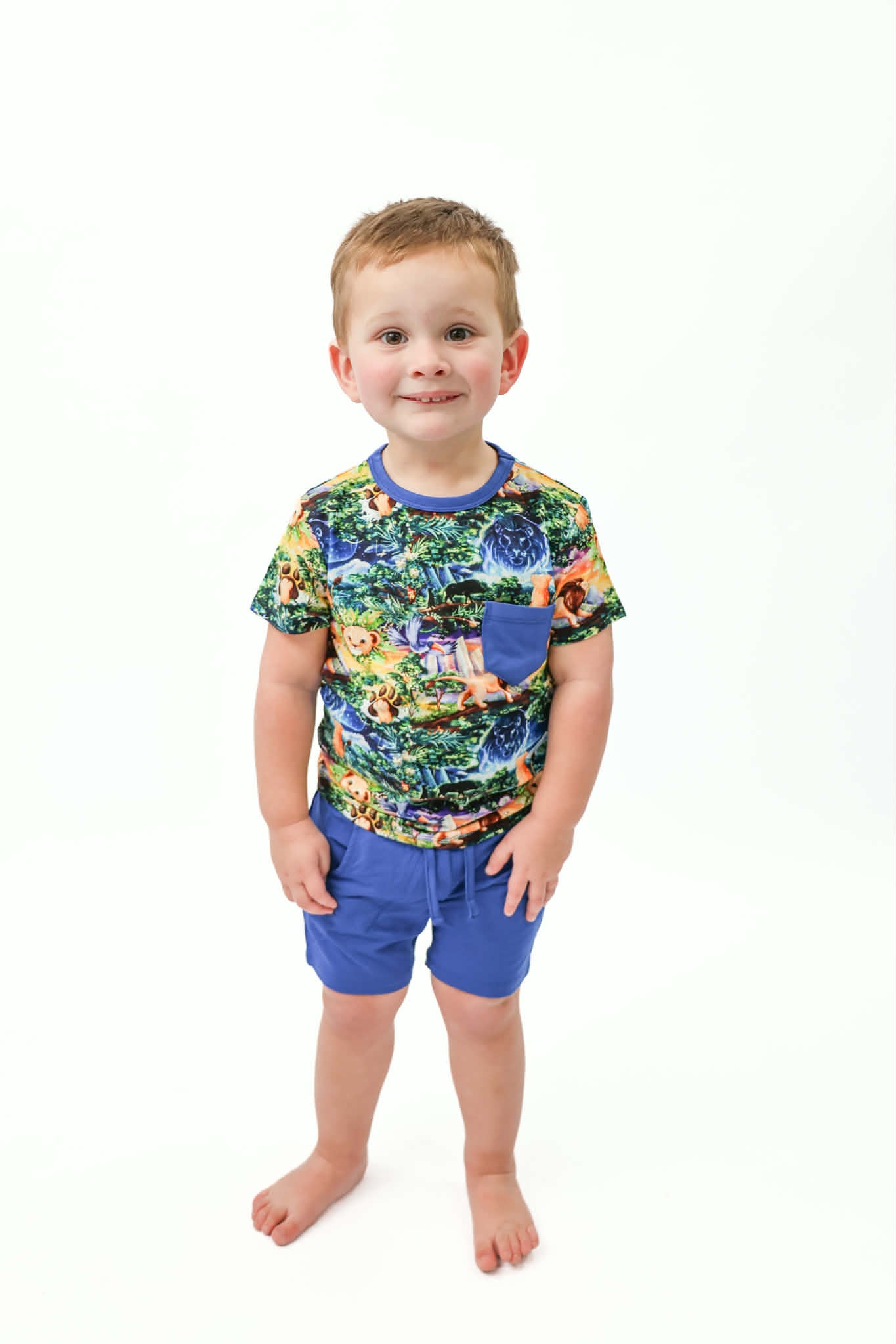 “King of the Pride” Two-Piece Shorts Set