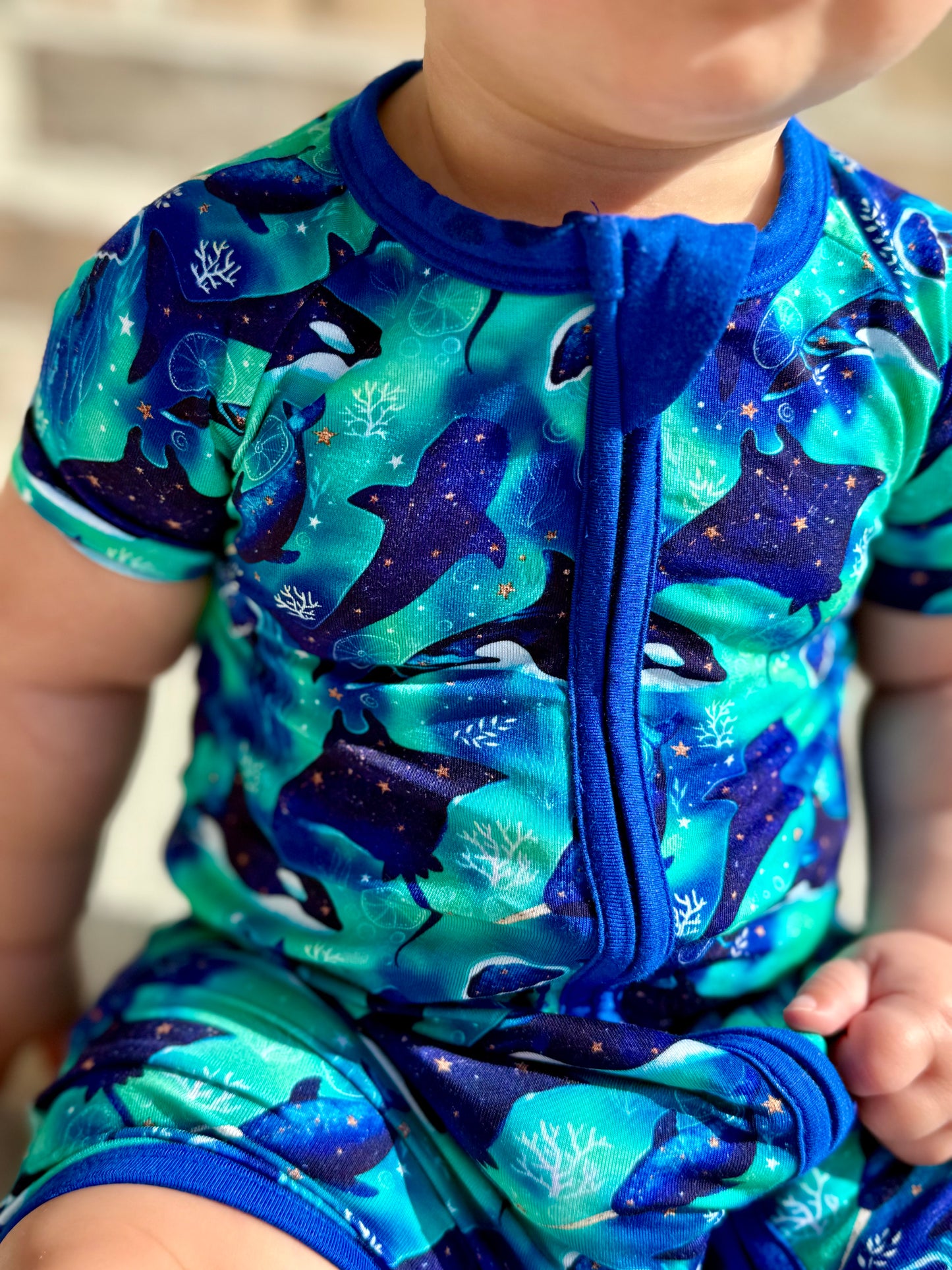 Starlit Seas Zippered Shorty