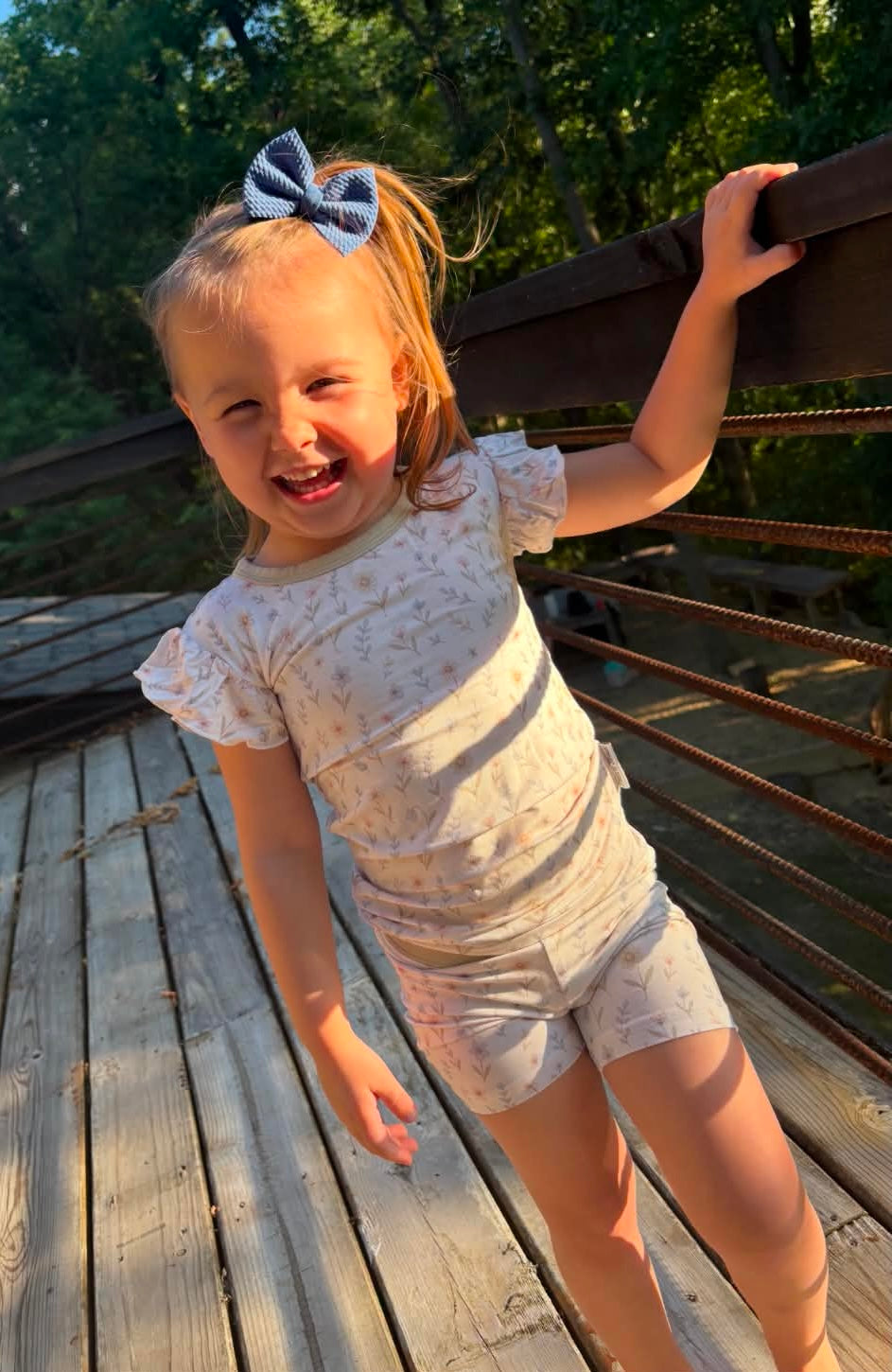 Wildflower Wishes Two-Piece Short Pajamas