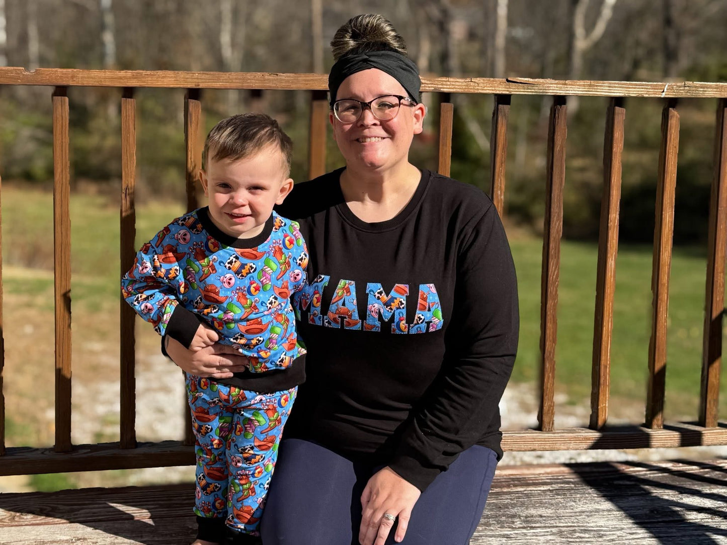 “To Infinity and Christmas” Jogger Set