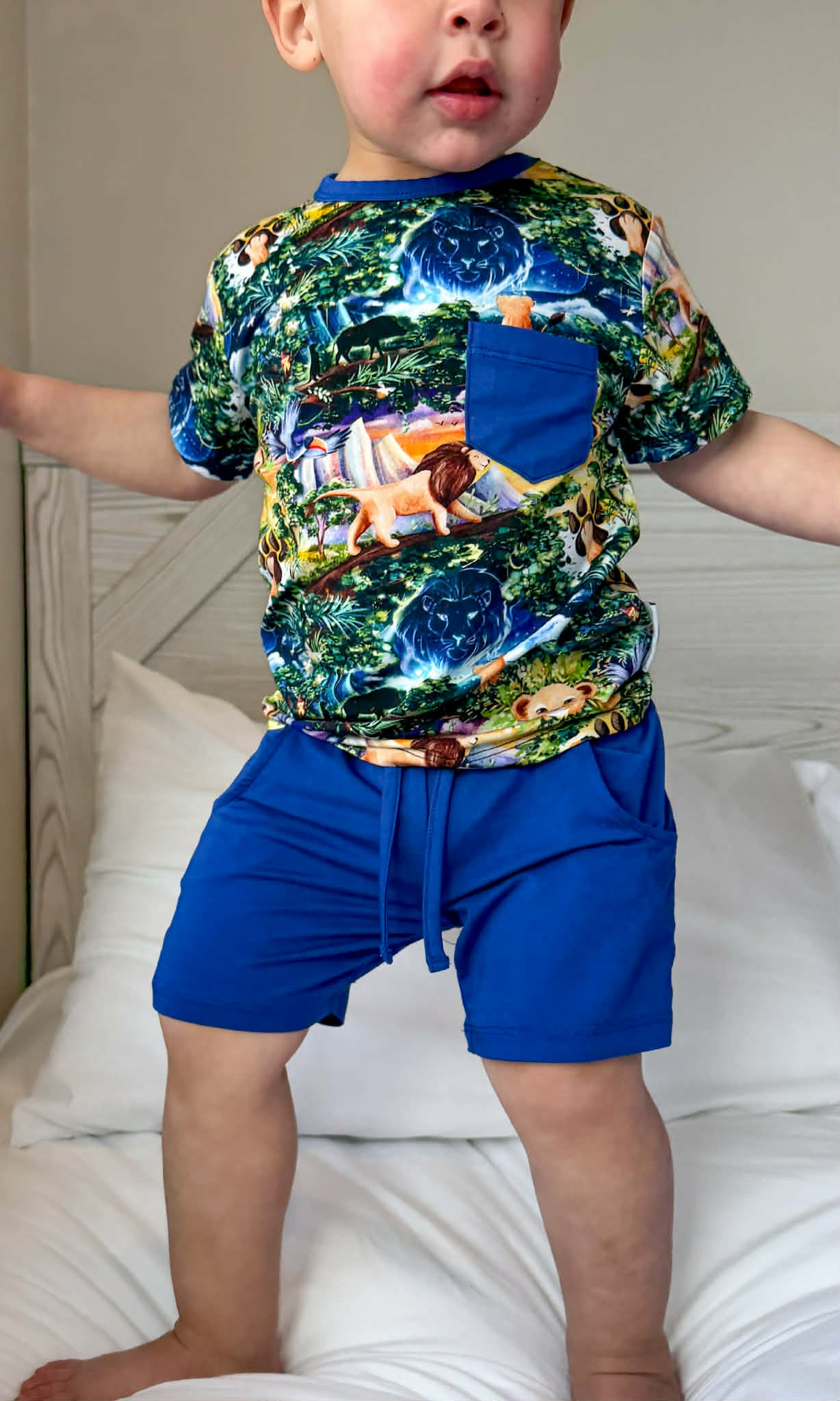 “King of the Pride” Two-Piece Shorts Set