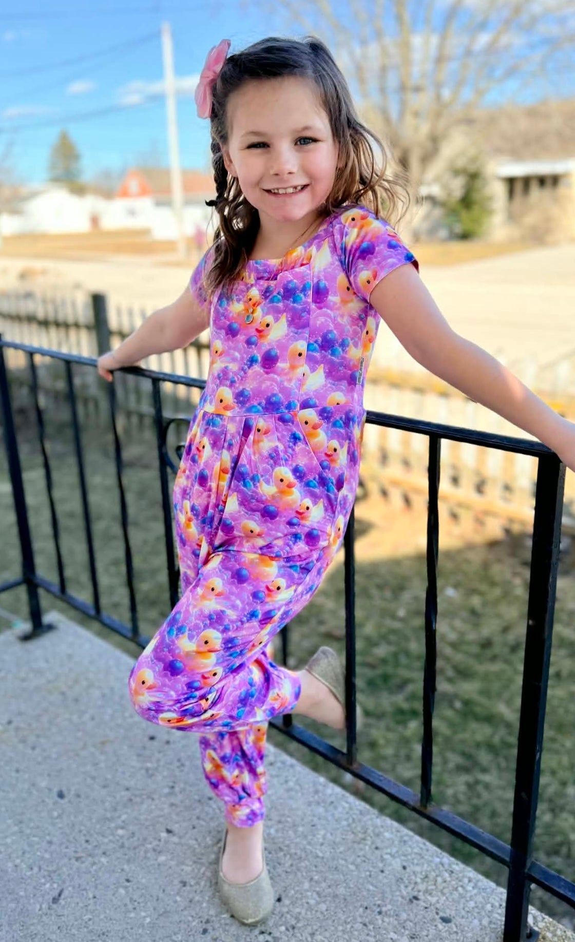 “Bubble Duckies” Romper