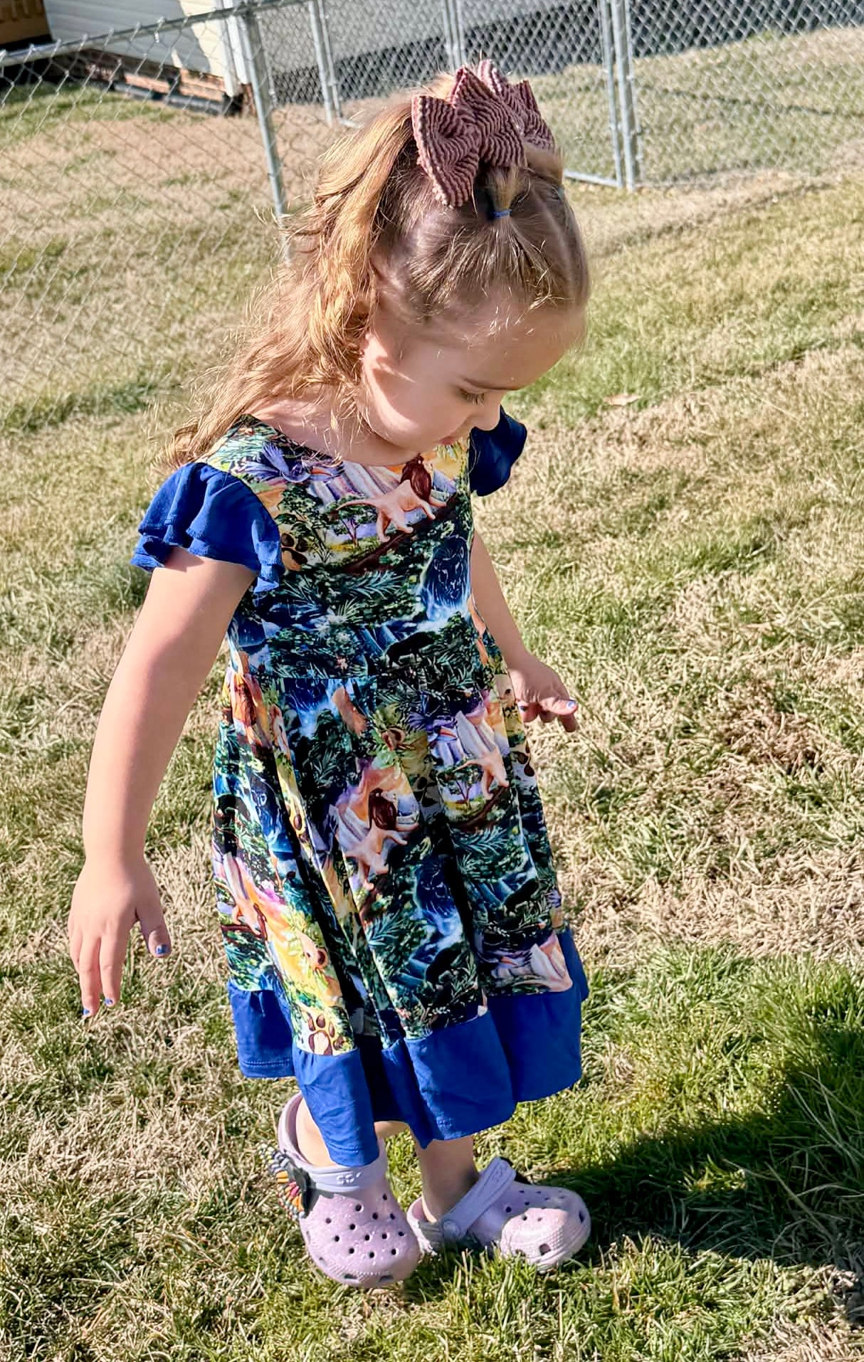 “King of the Pride” Twirl with Bow Back and Biker Shorts Set