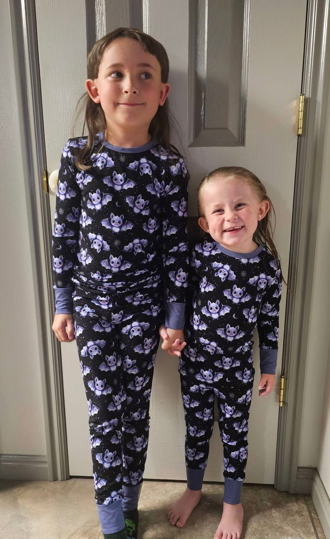 Moonlit Flutters Two-Piece Pajamas