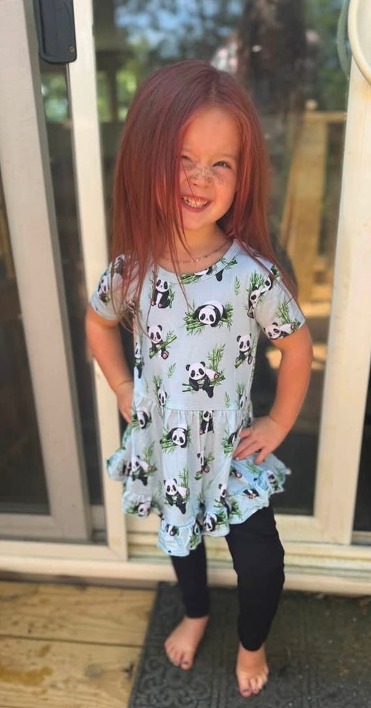 Treasured Pandas Peplum Set