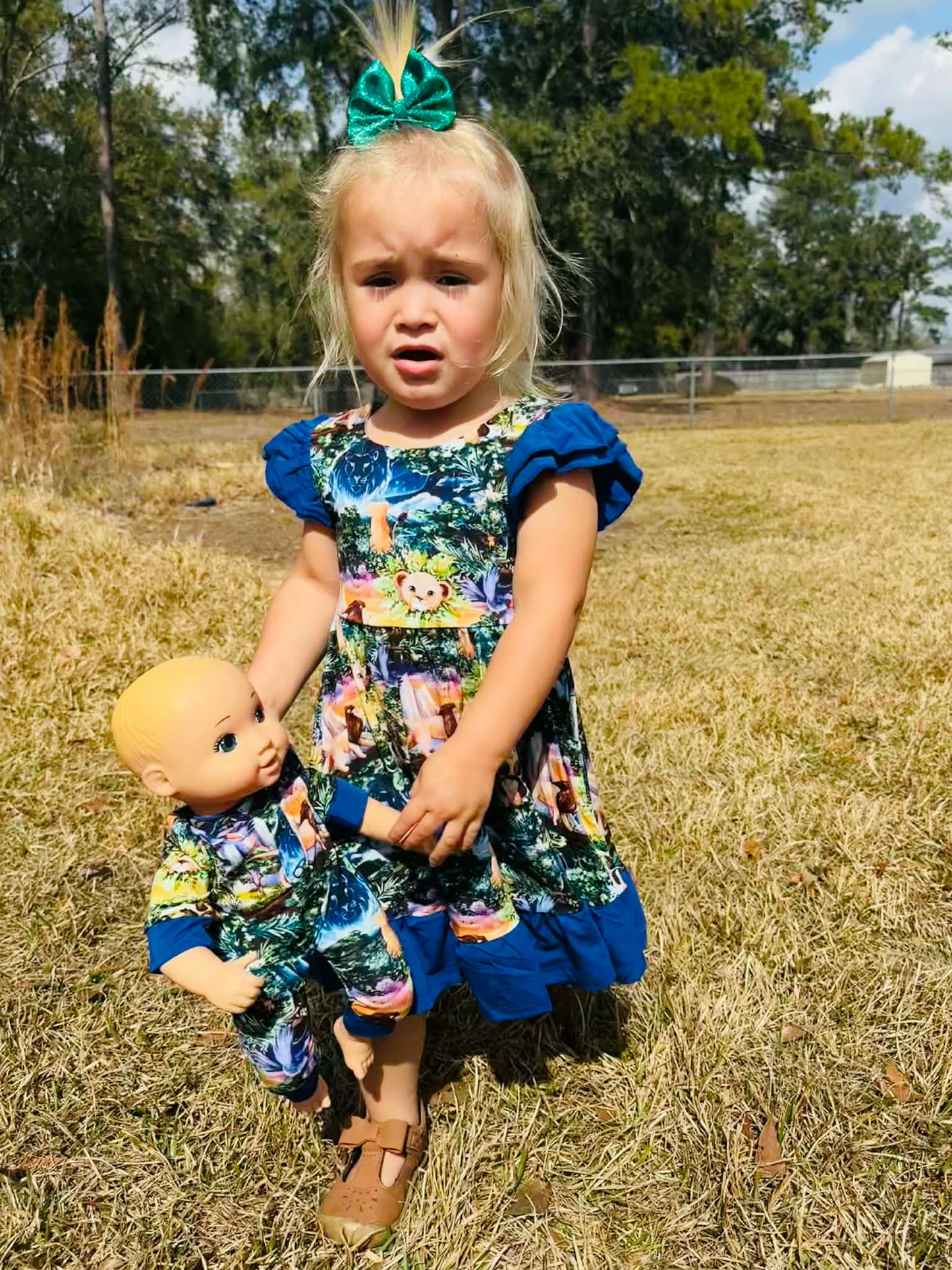 “King of the Pride” Doll Romper