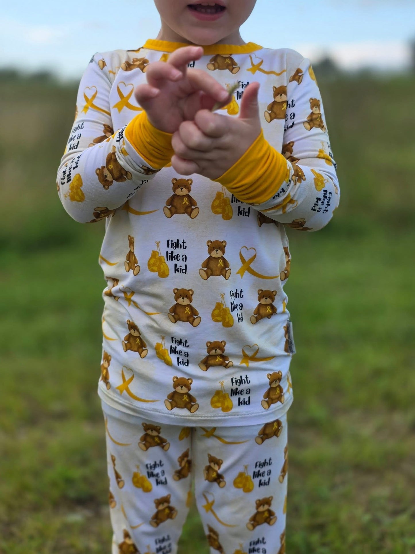 “Fight like a kid” Two-Piece Pajamas
