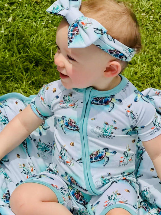 Turtally Beachin’ Bow Headband