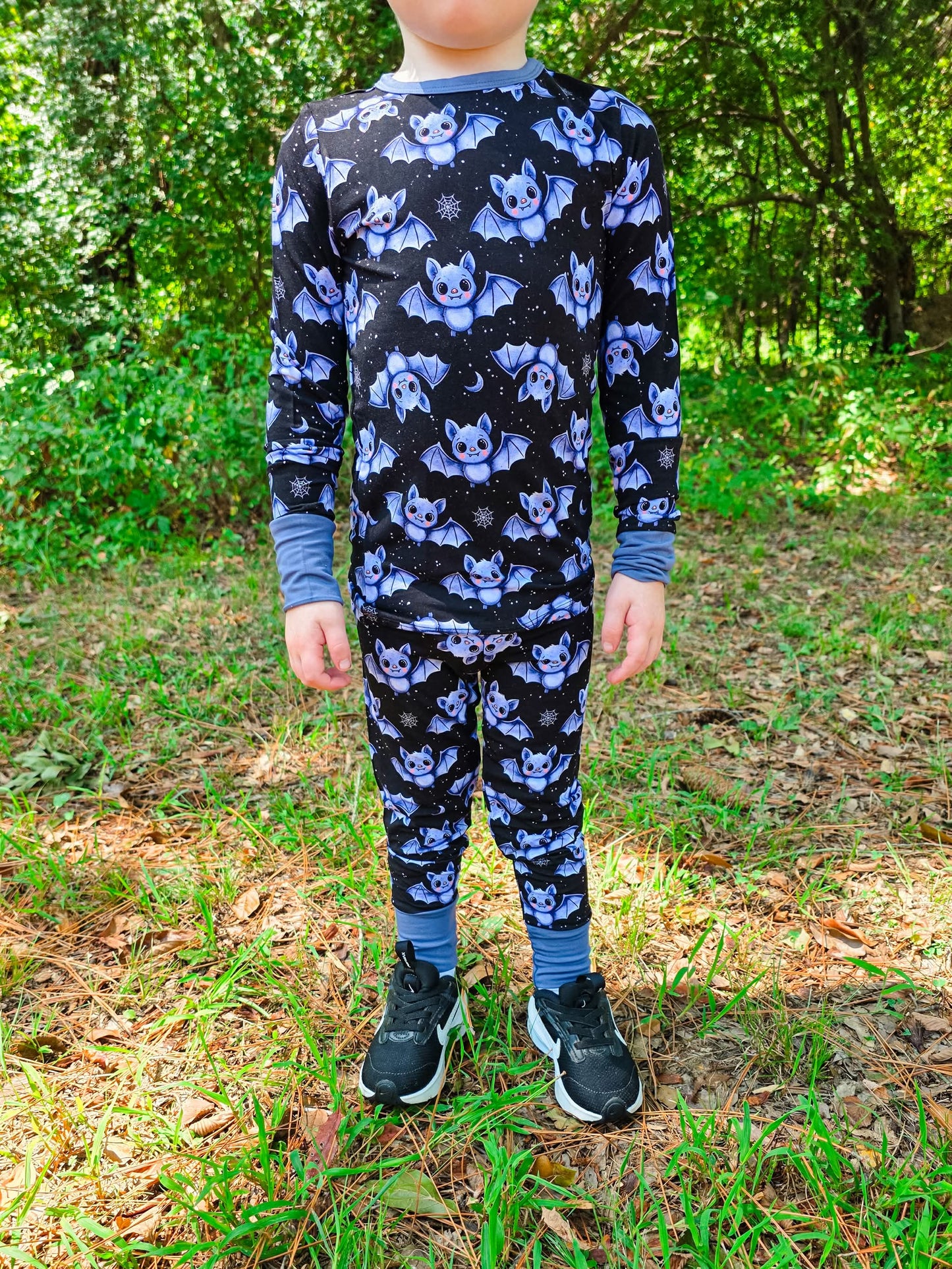 Moonlit Flutters Two-Piece Pajamas
