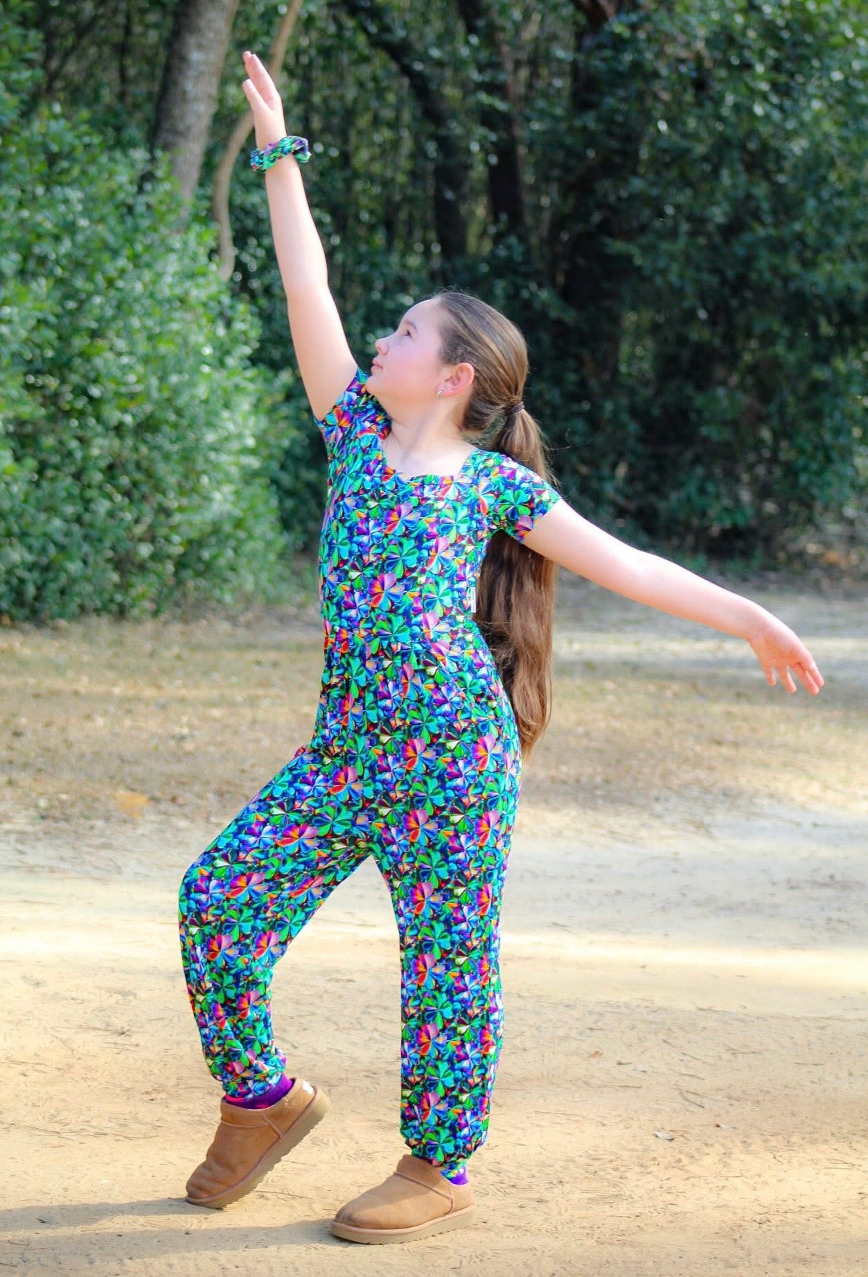 “Bursting With Luck” Romper