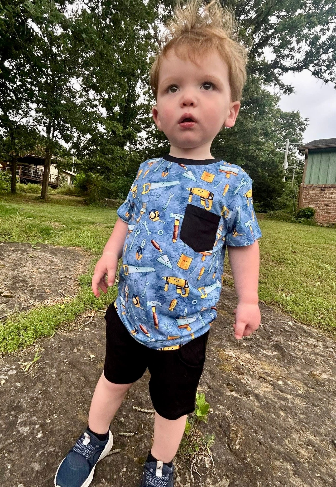 “Tools” Two-Piece Shorts Set