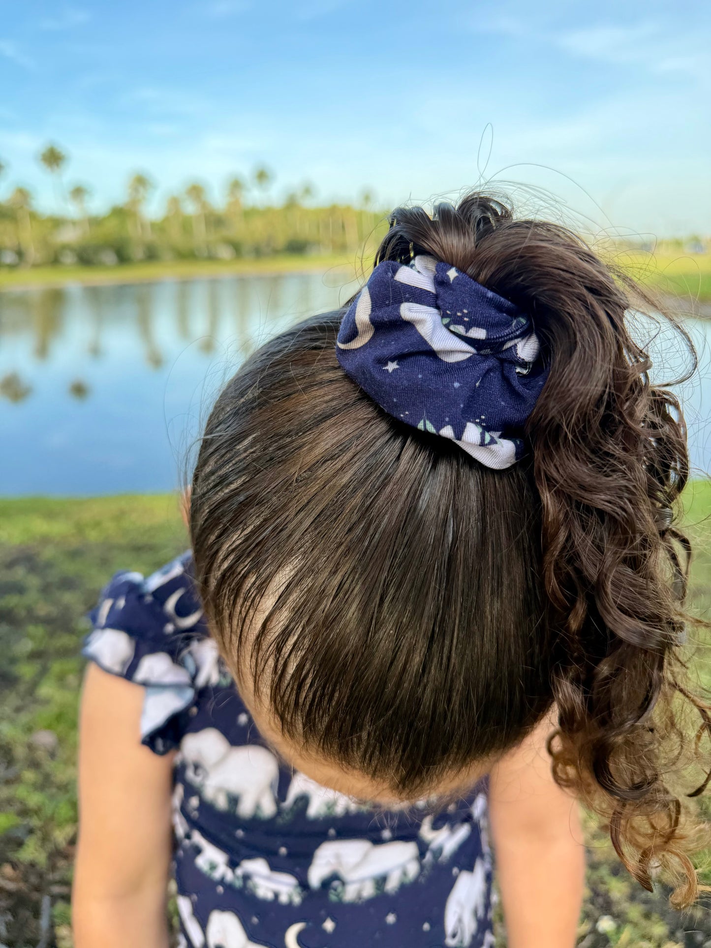 “Elephants” Scrunchie