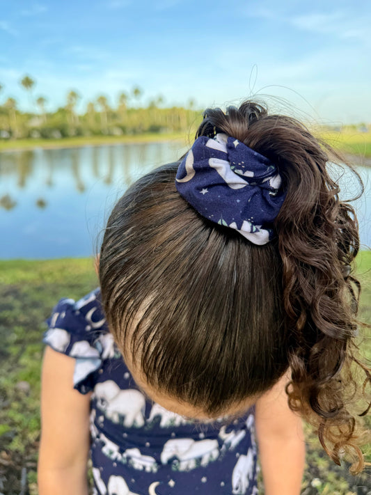 “Elephants” Scrunchie