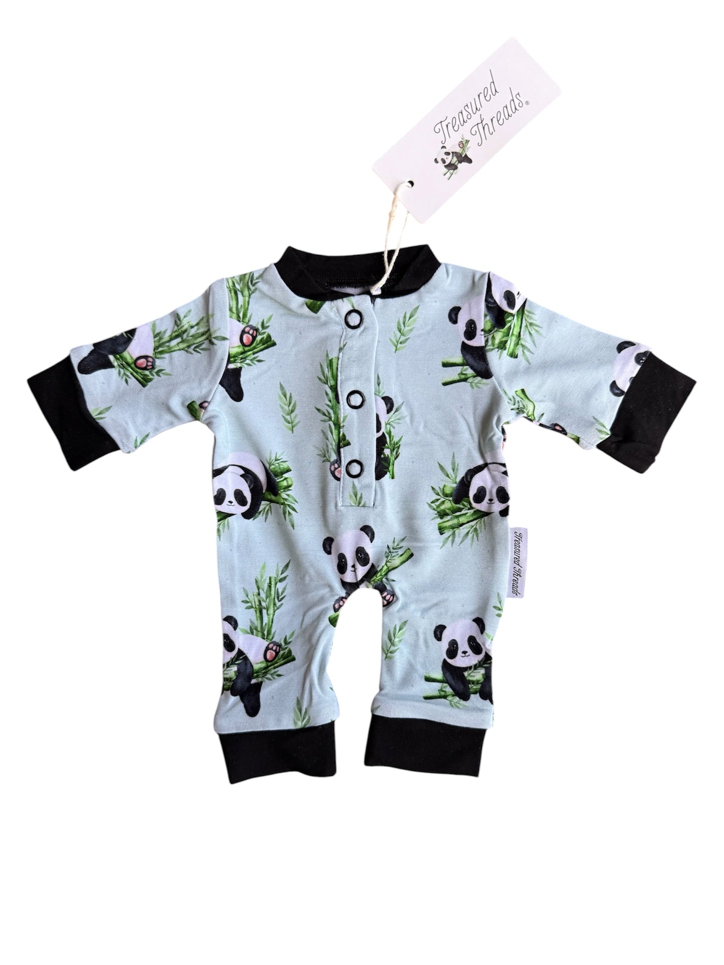 Treasured Pandas Doll Romper