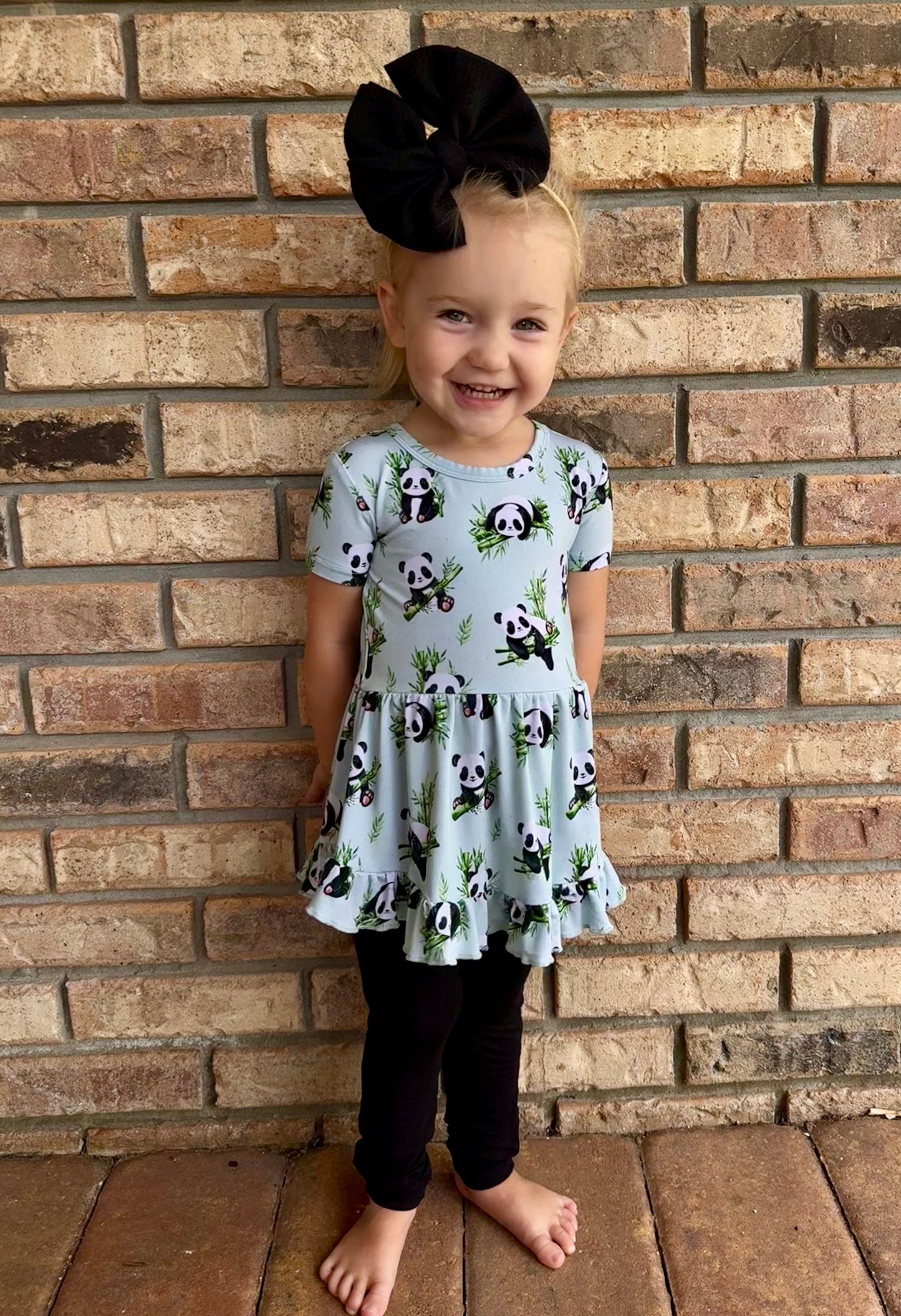 Treasured Pandas Peplum Set