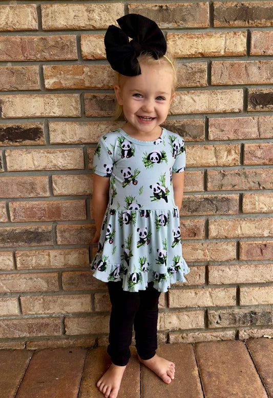 Treasured Pandas Peplum Set