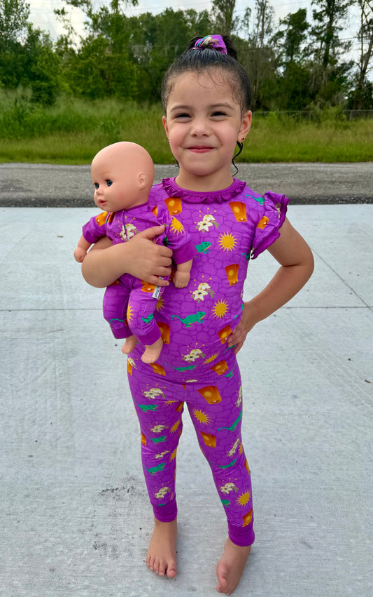 Lantern Wishes Doll Romper