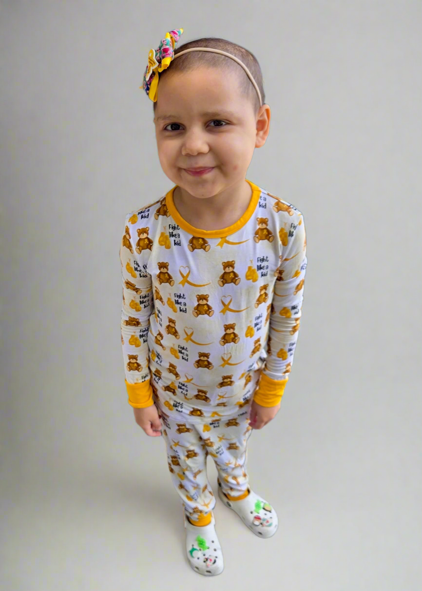 “Fight like a kid” Two-Piece Pajamas