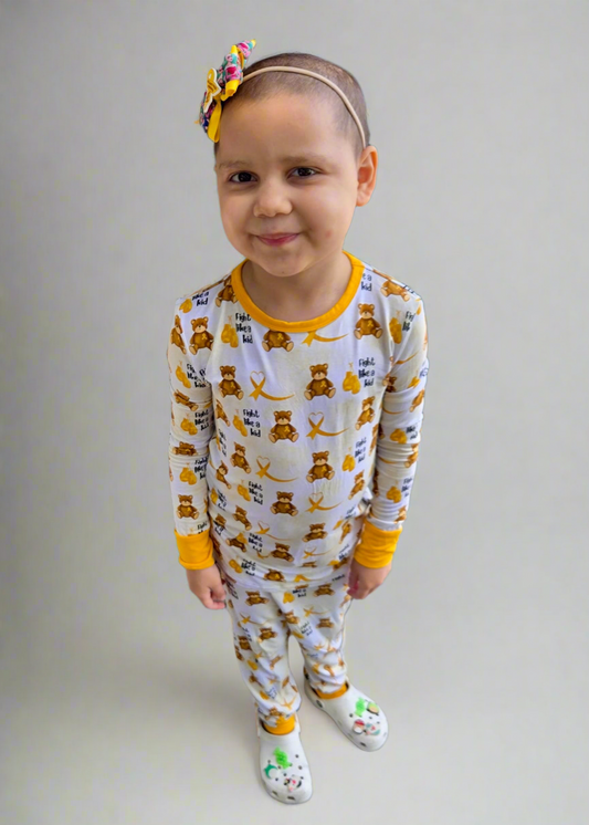 “Fight like a kid” Two-Piece Pajamas