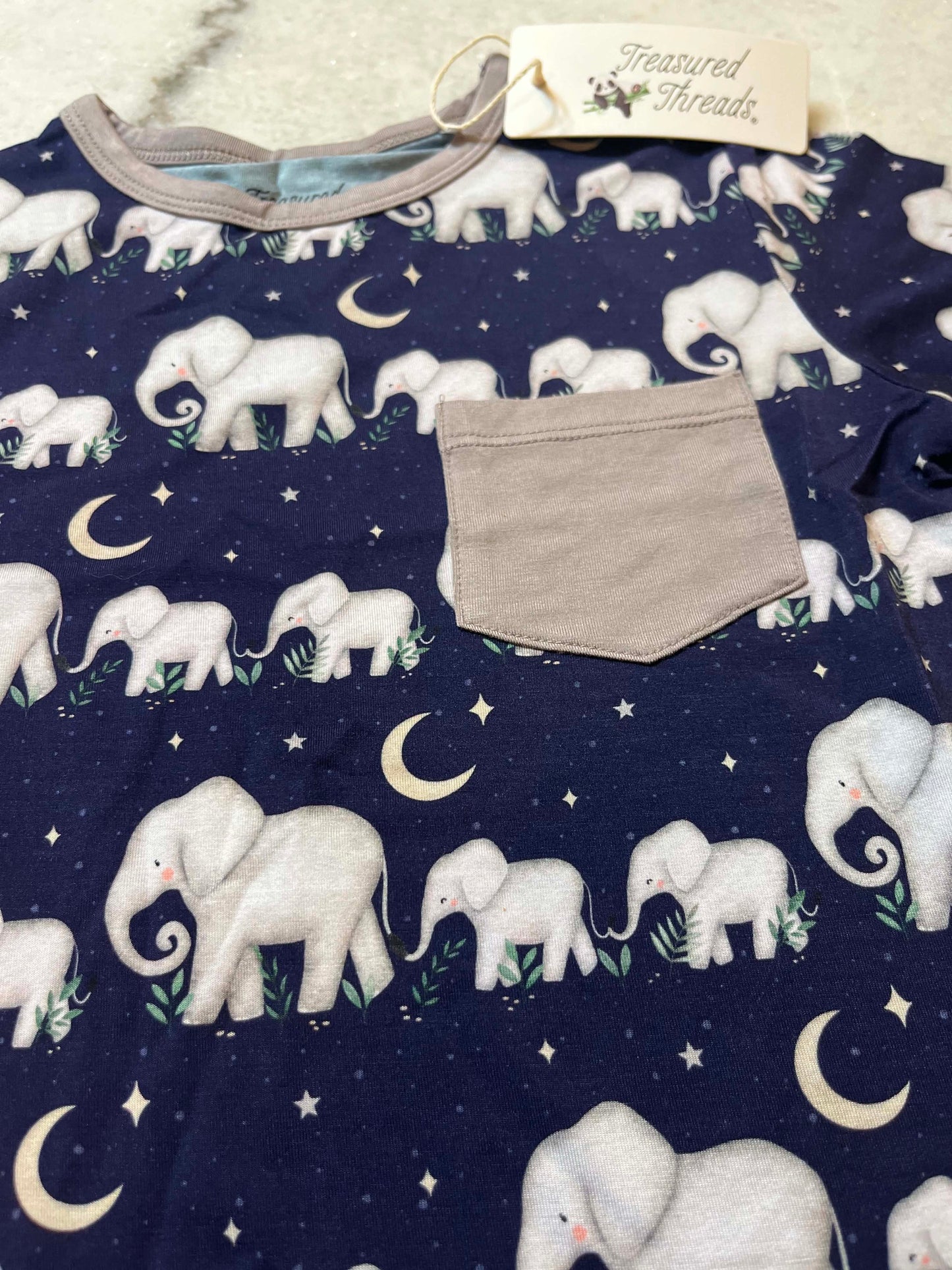 Elephants Pocket T-Shirt