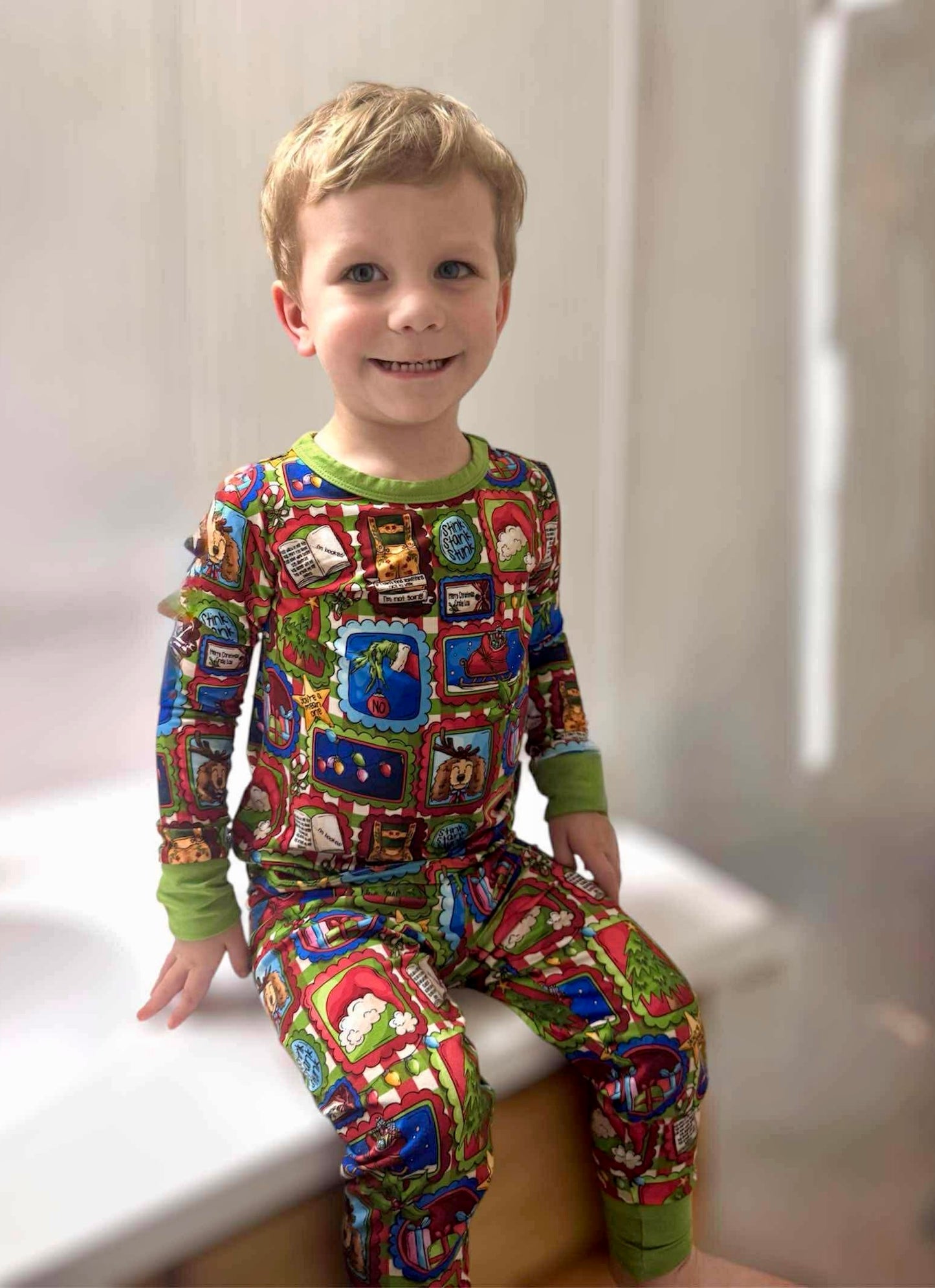 “Mean One” Two-Piece Pajamas