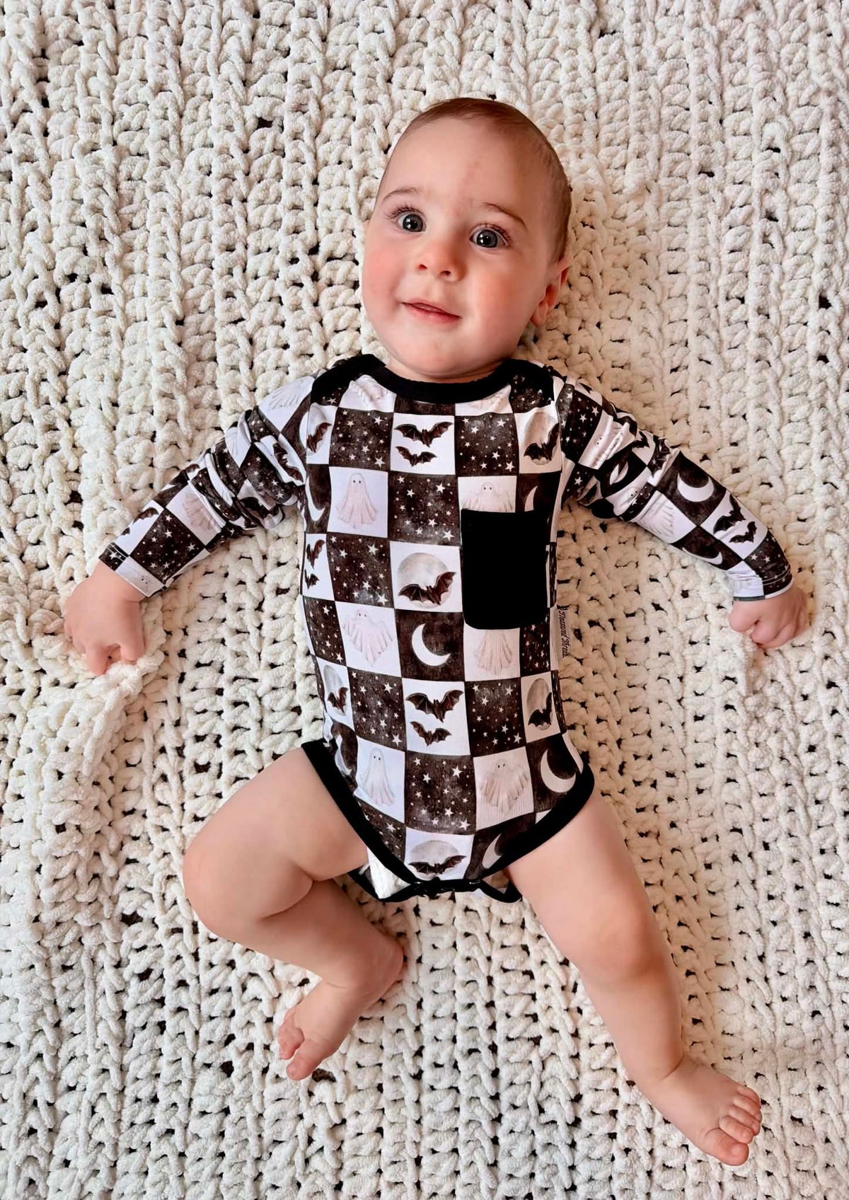 Spooky Starlight Long Sleeved Bodysuit