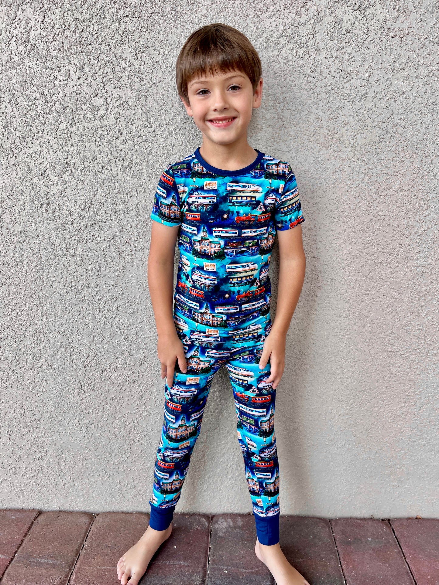 “Traveling Treasures” Two-Piece Pajamas