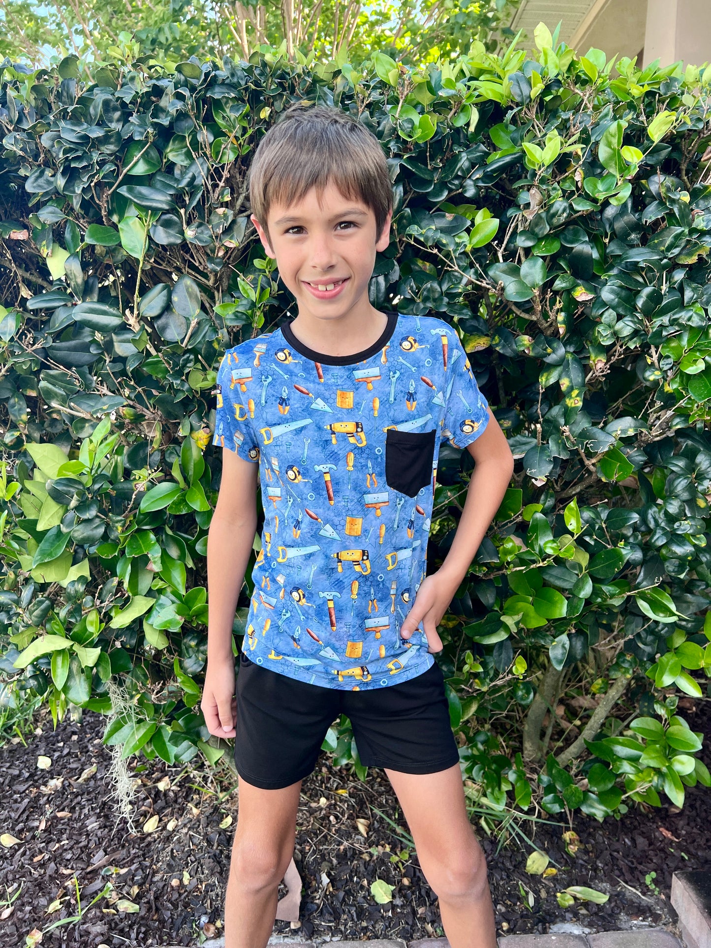 “Tools” Two-Piece Shorts Set