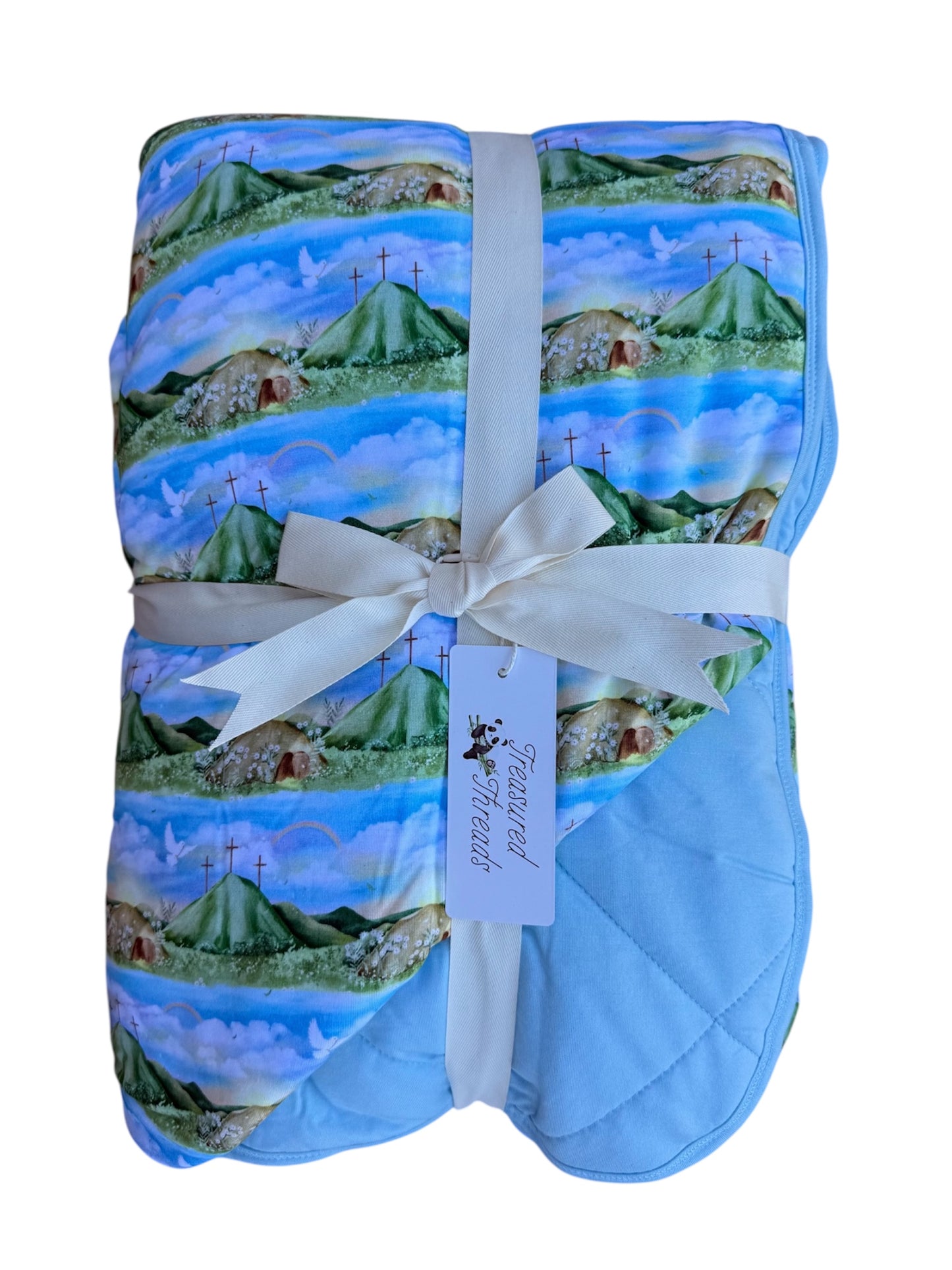 “Risen Above” Quilted Blanket