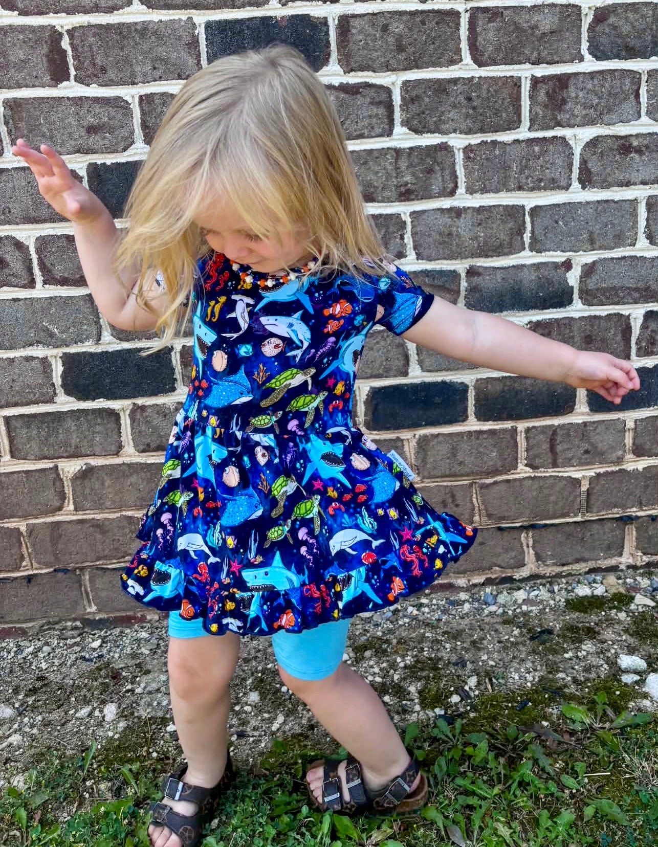 “Beyond The Reef” Peplum Set