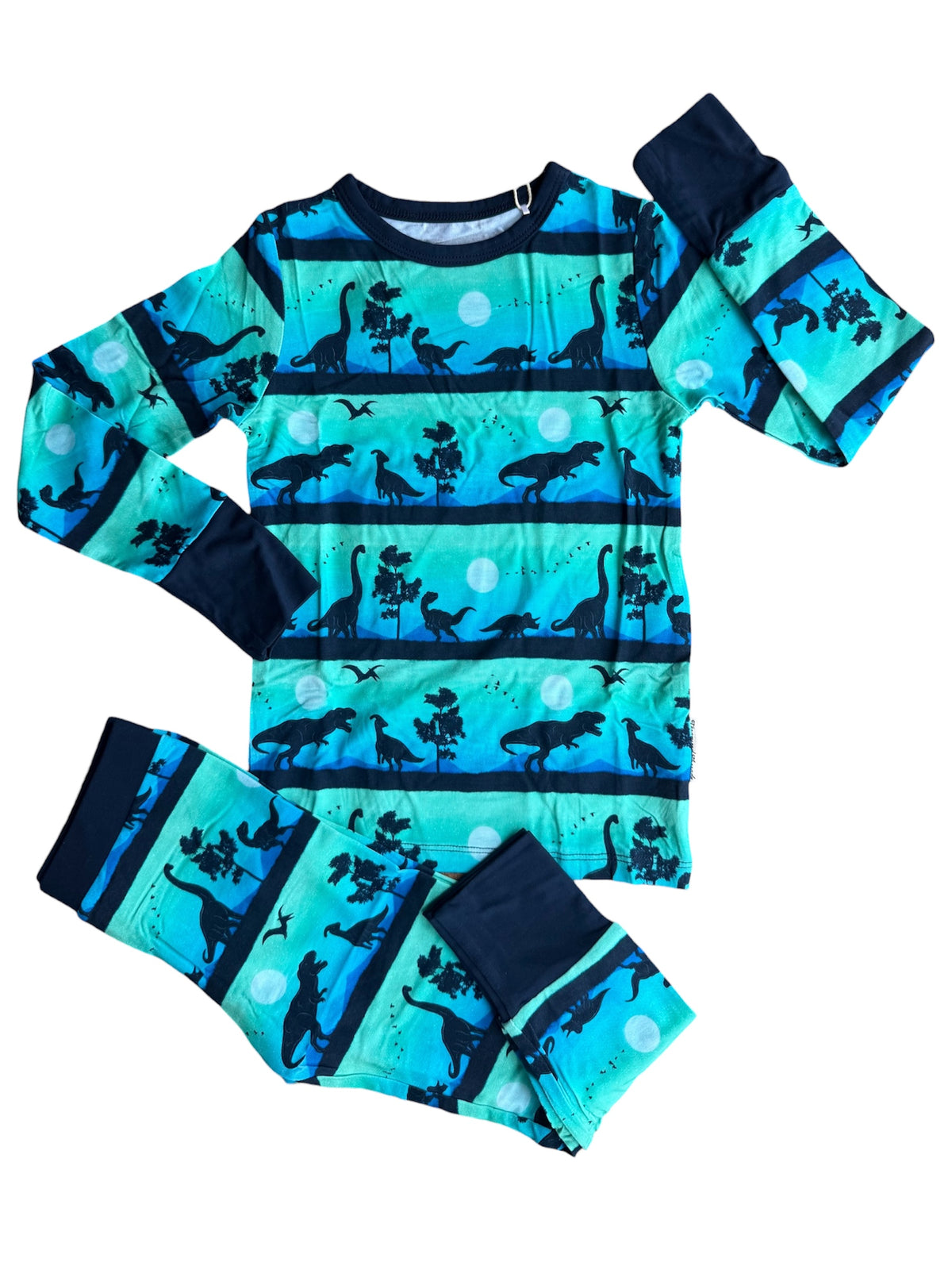 Dinos After Dark Two-Piece Pajamas