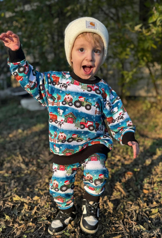 “E-I-E-I ho ho ho” Jogger Set