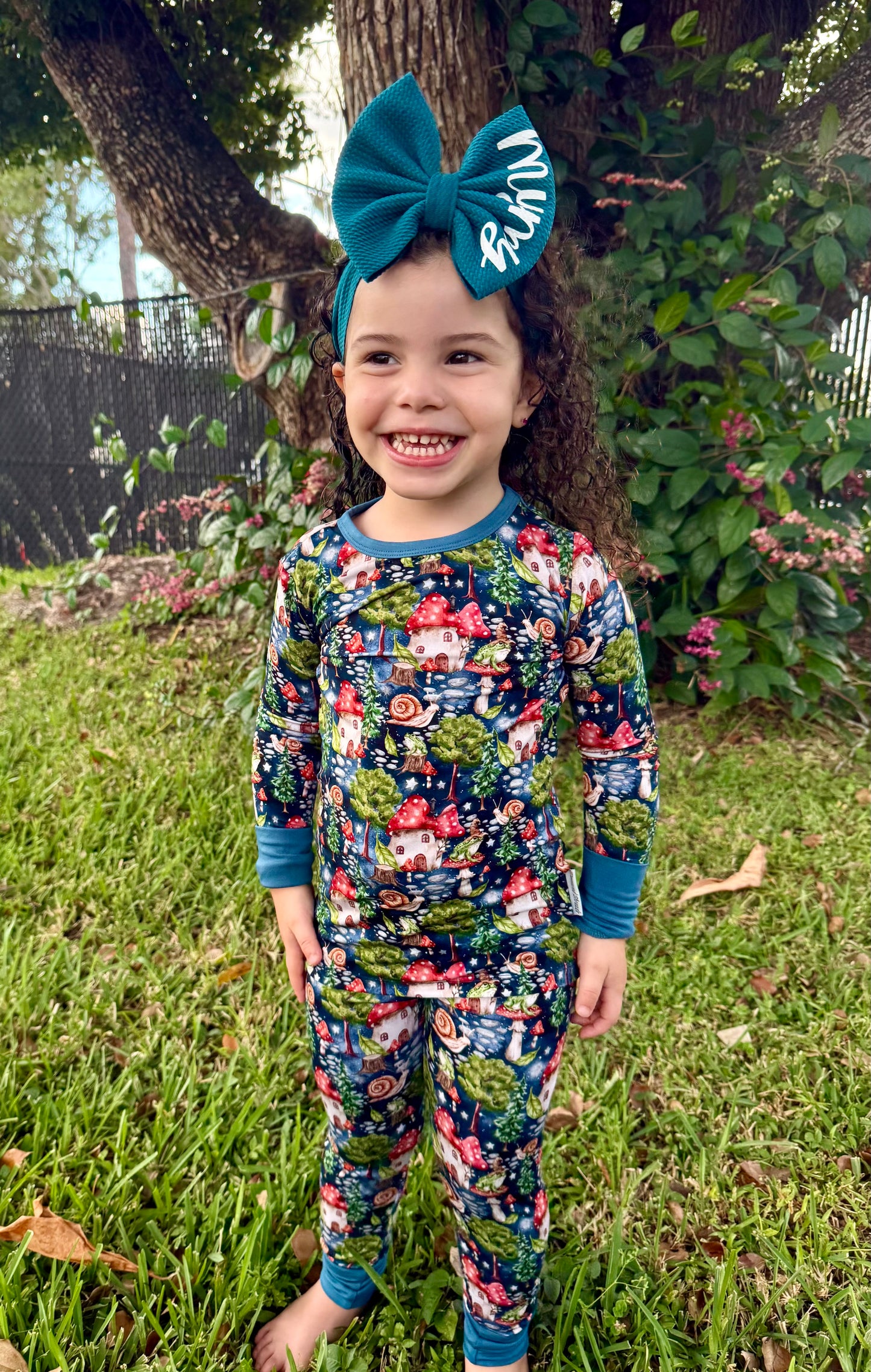 “Enchanted Mushroom Forest” Two-Piece Pajamas