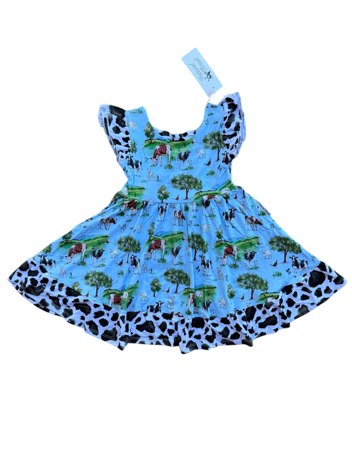 “Cows” Twirl with Bow Back