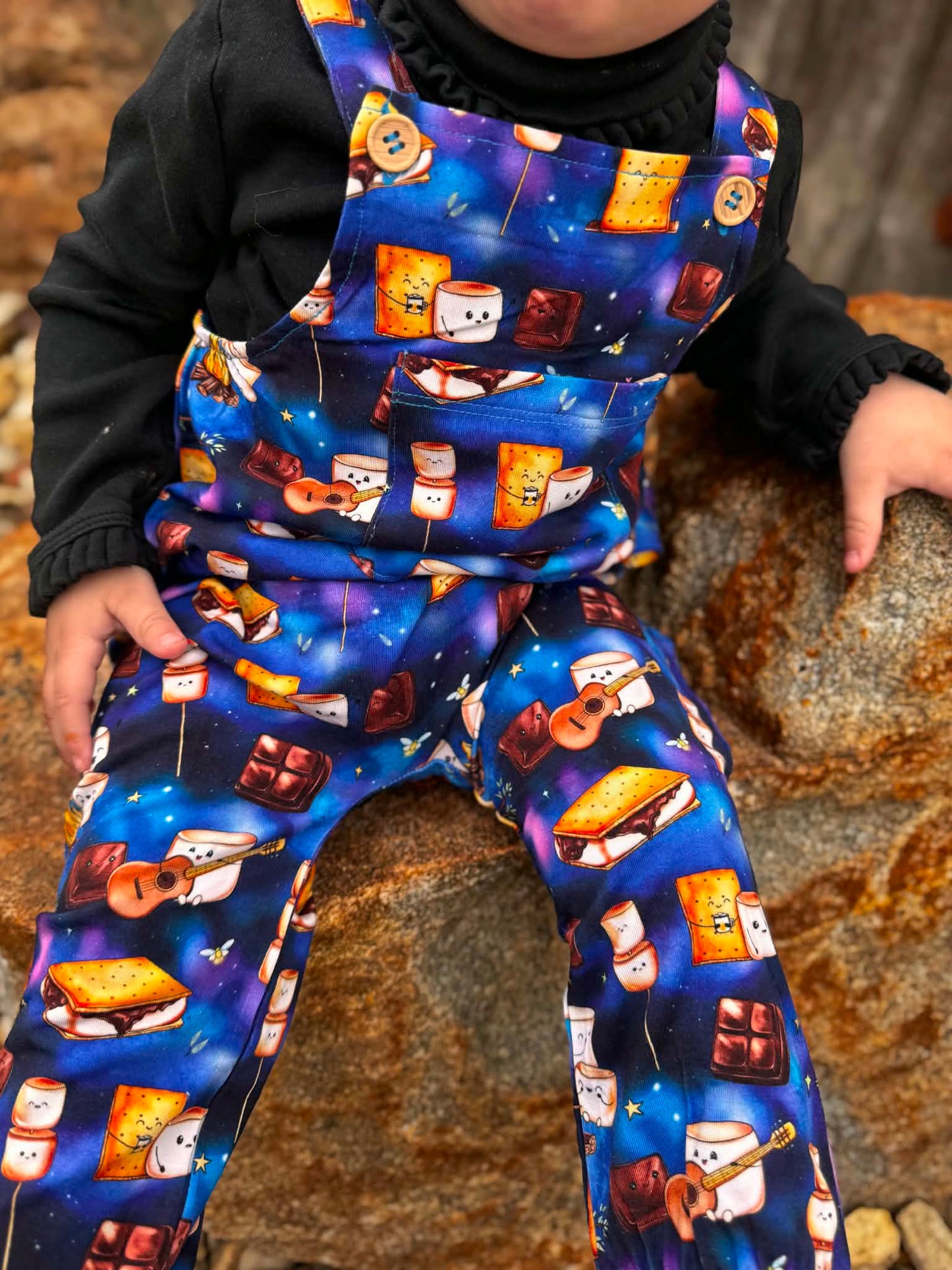 “S’more Summer Nights” (overalls only)