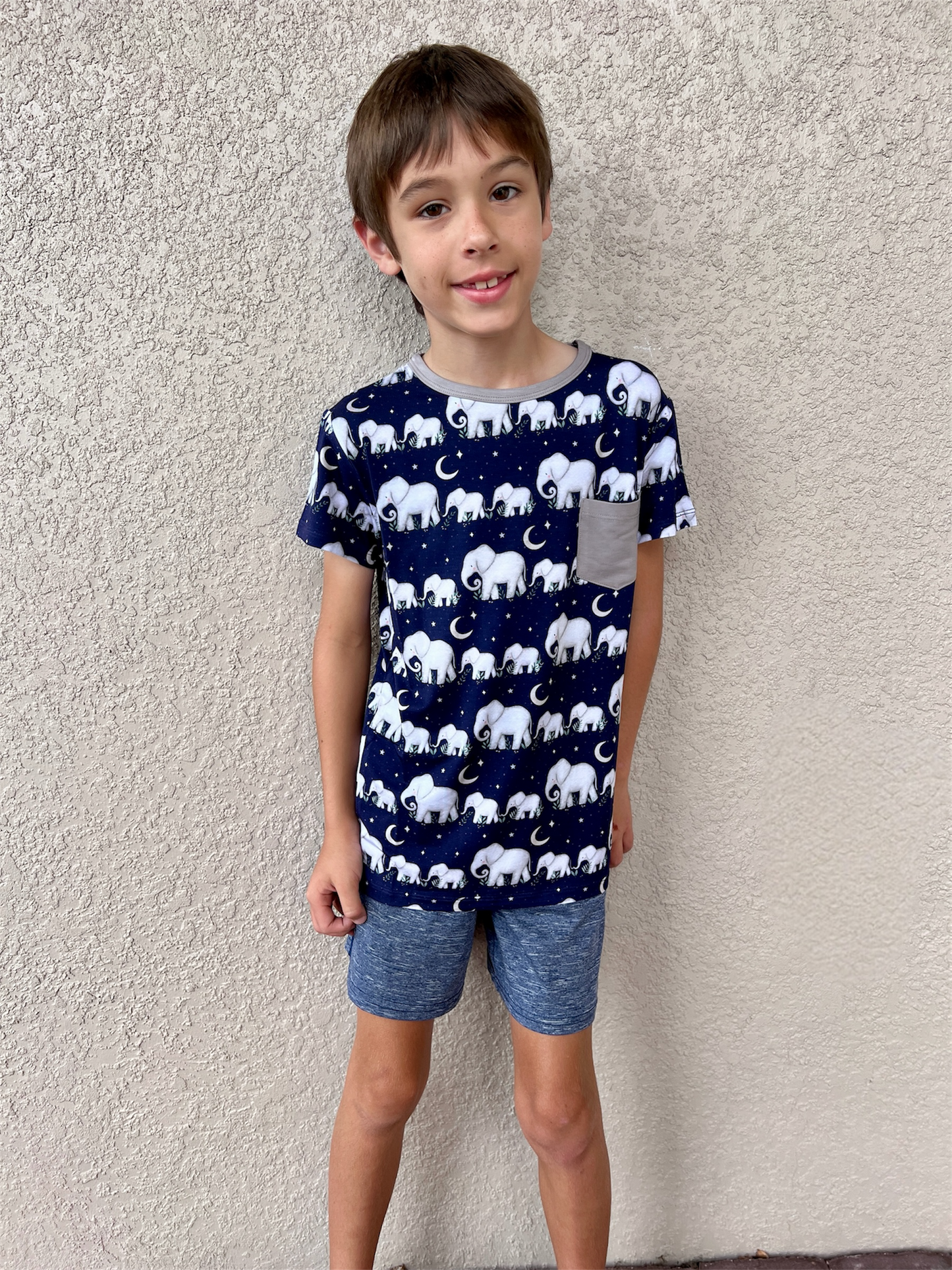 Elephants Pocket T-Shirt