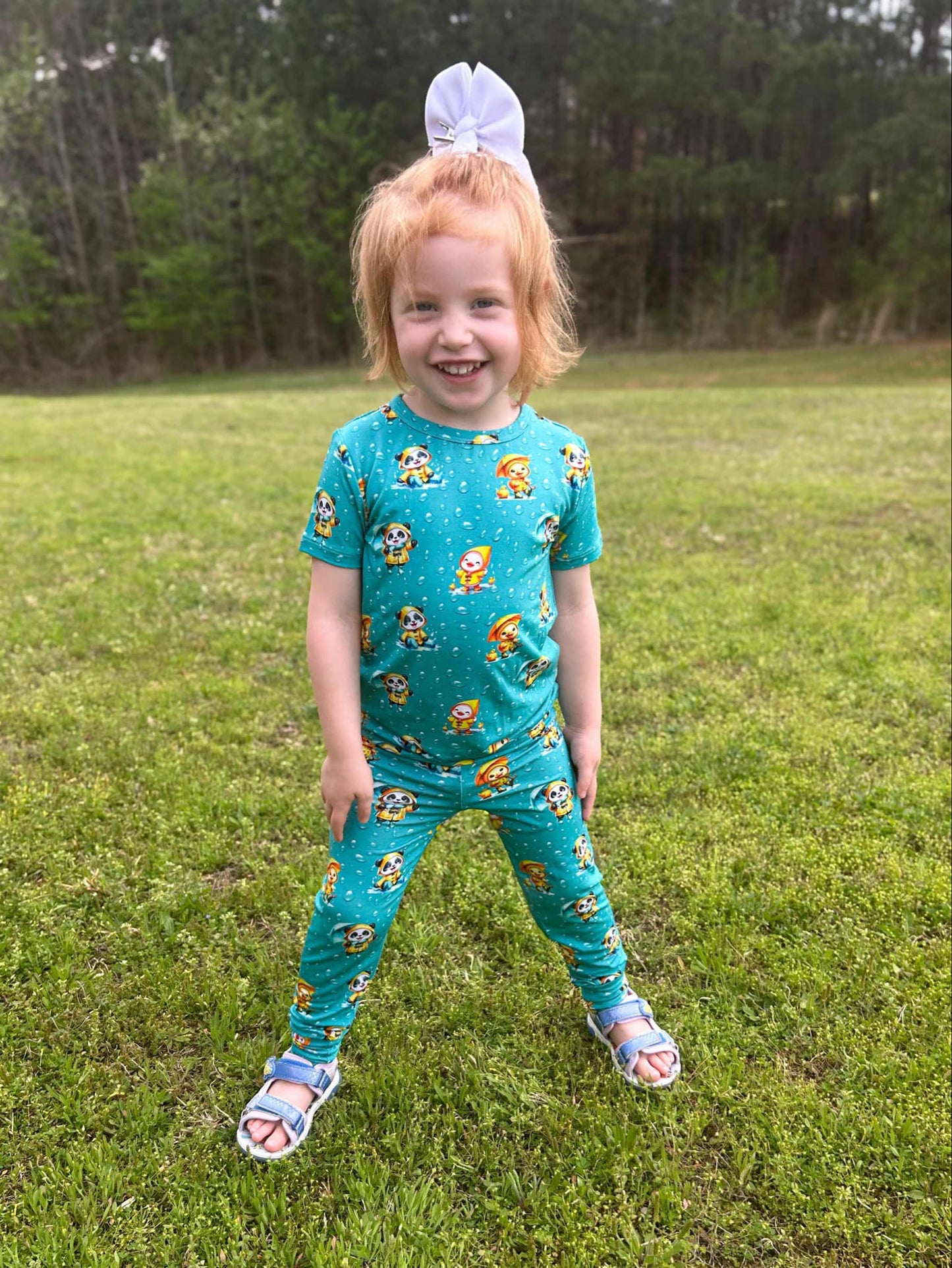 Spring Showers Two-Piece Pajamas