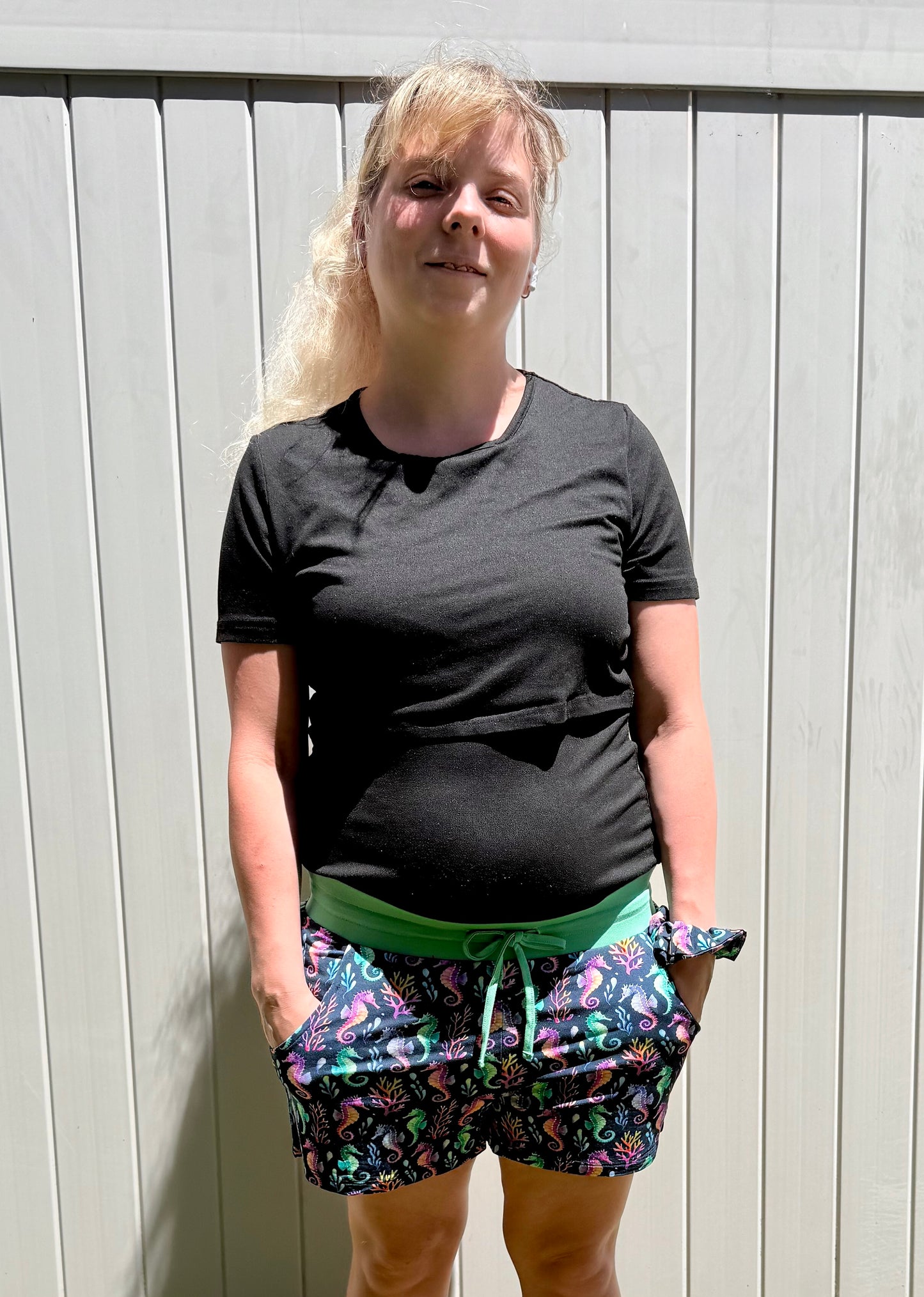 “Seahorse Lagoon” Woman’s Shorts