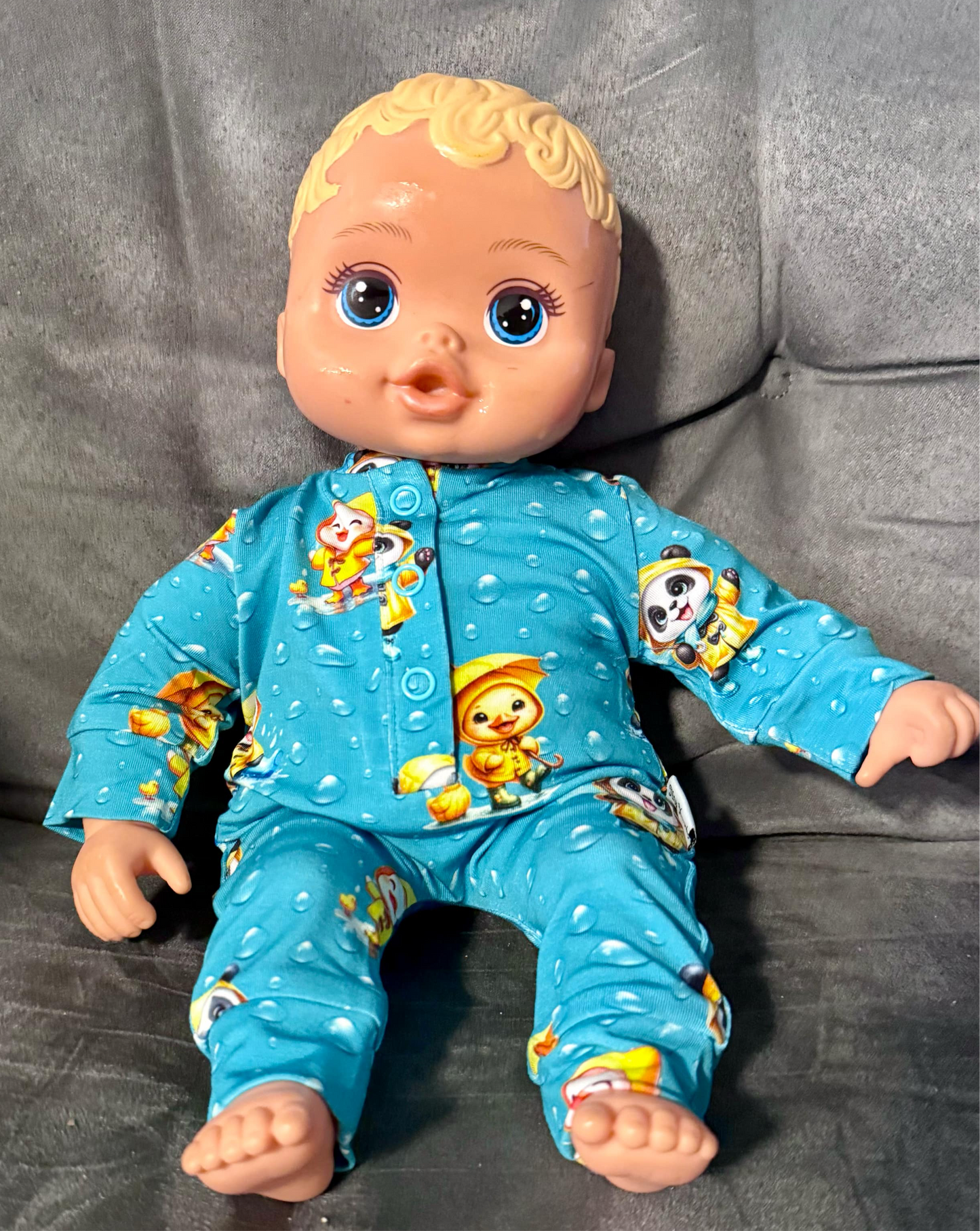 Spring Showers Doll Romper