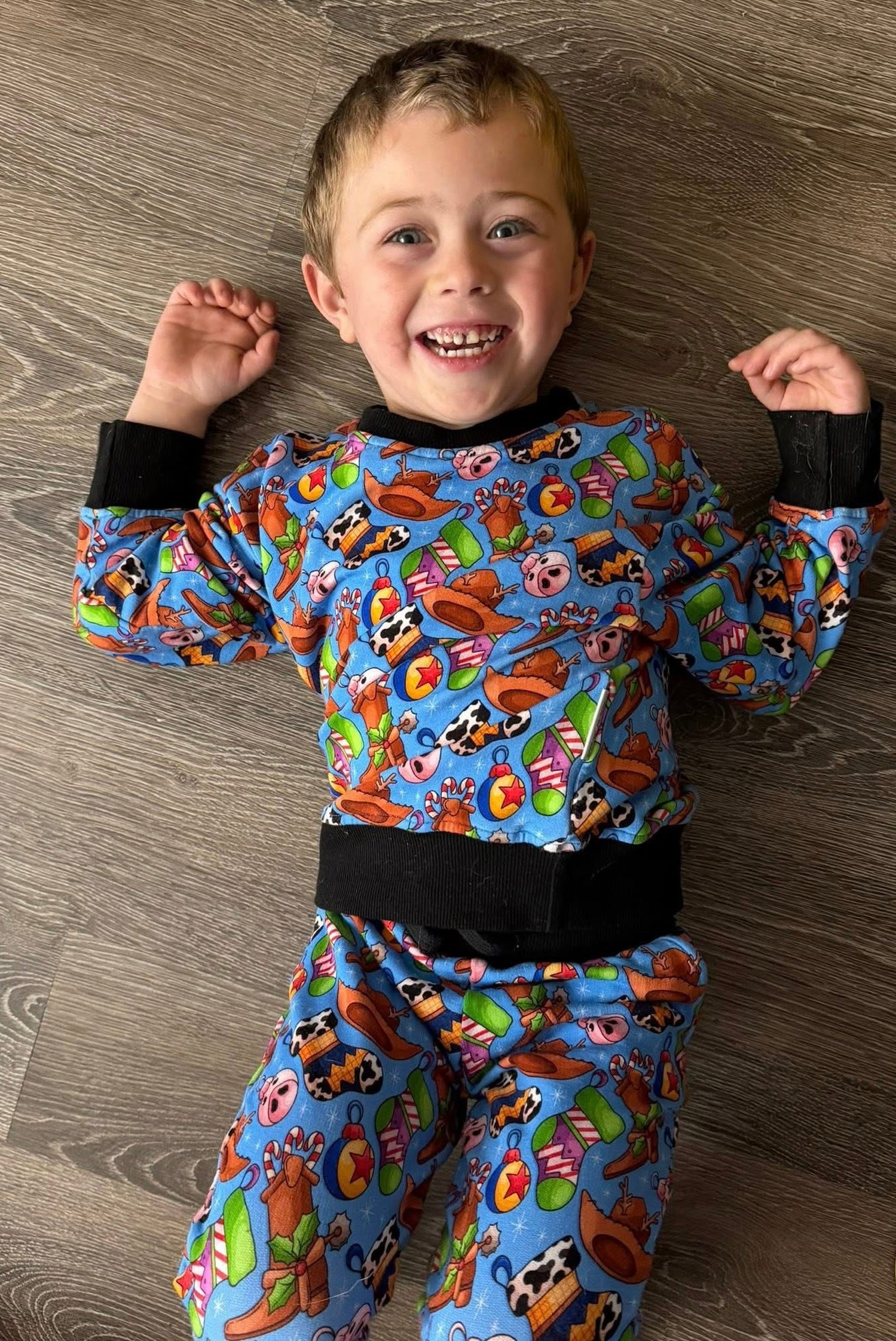 “To Infinity and Christmas” Jogger Set