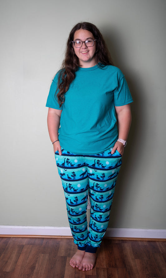 Dinos After Dark Woman’s Joggers