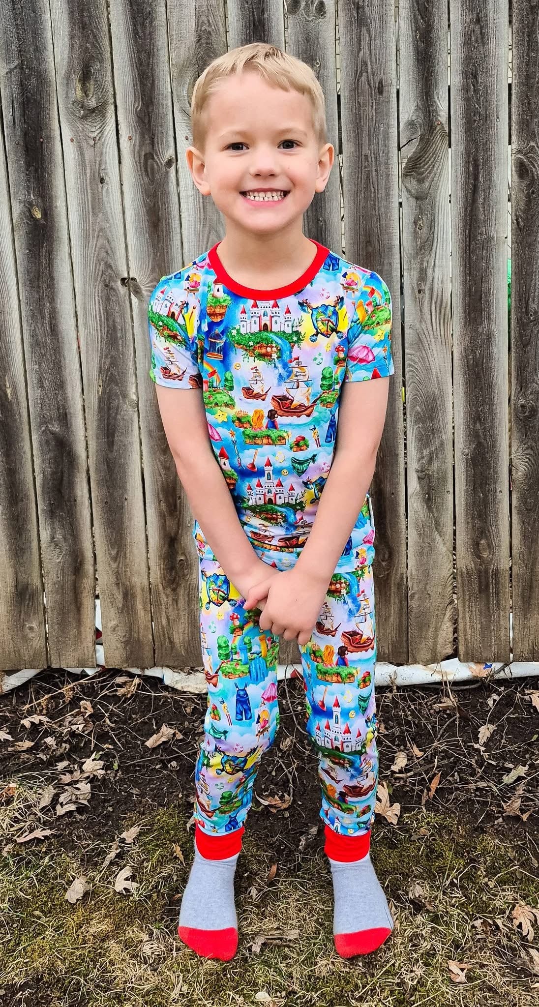 “Galaxy Land” Two-Piece Pajamas