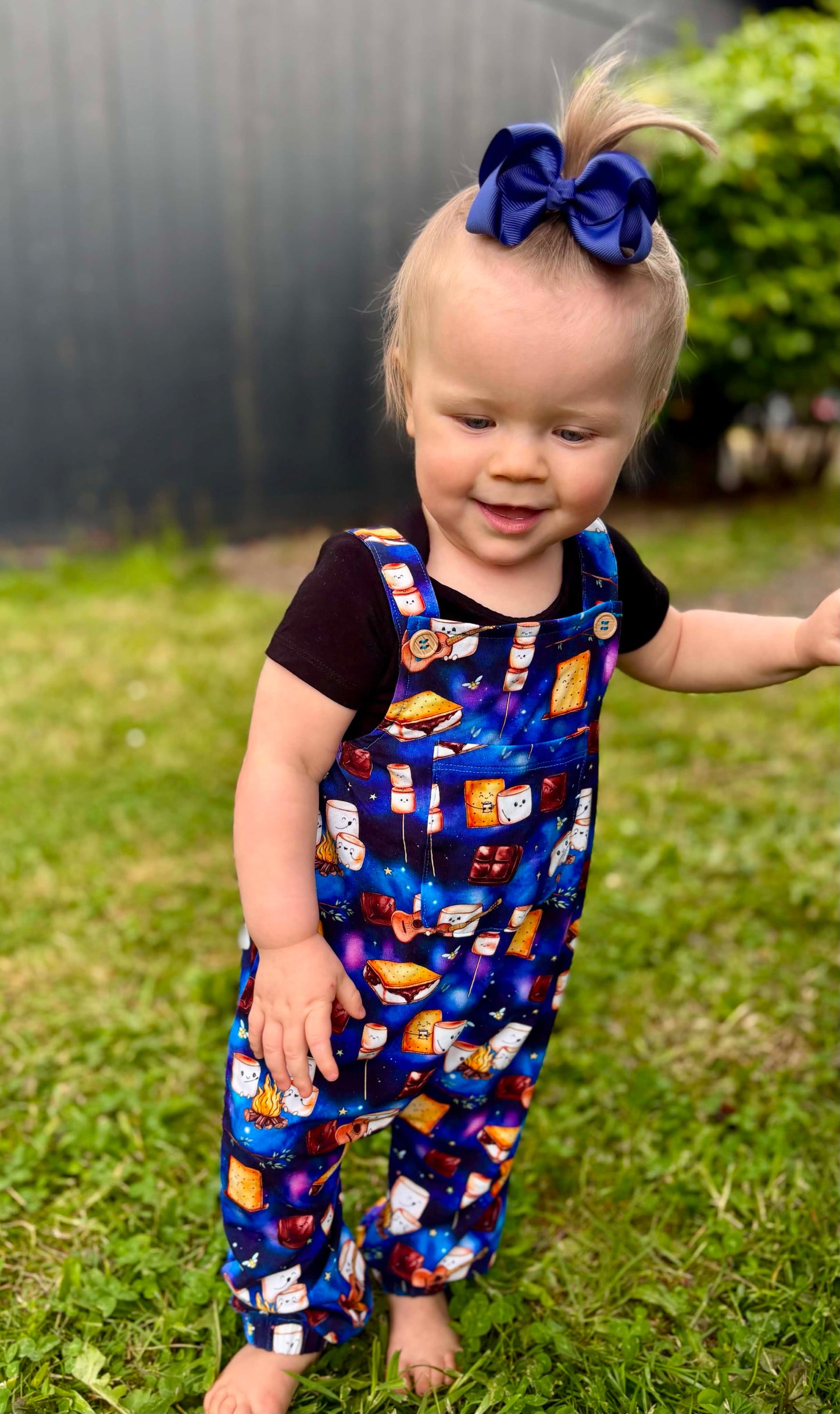“S’more Summer Nights” (overalls only)