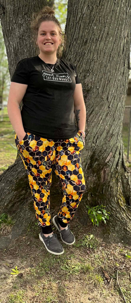 "Bee Happy" Woman’s Joggers
