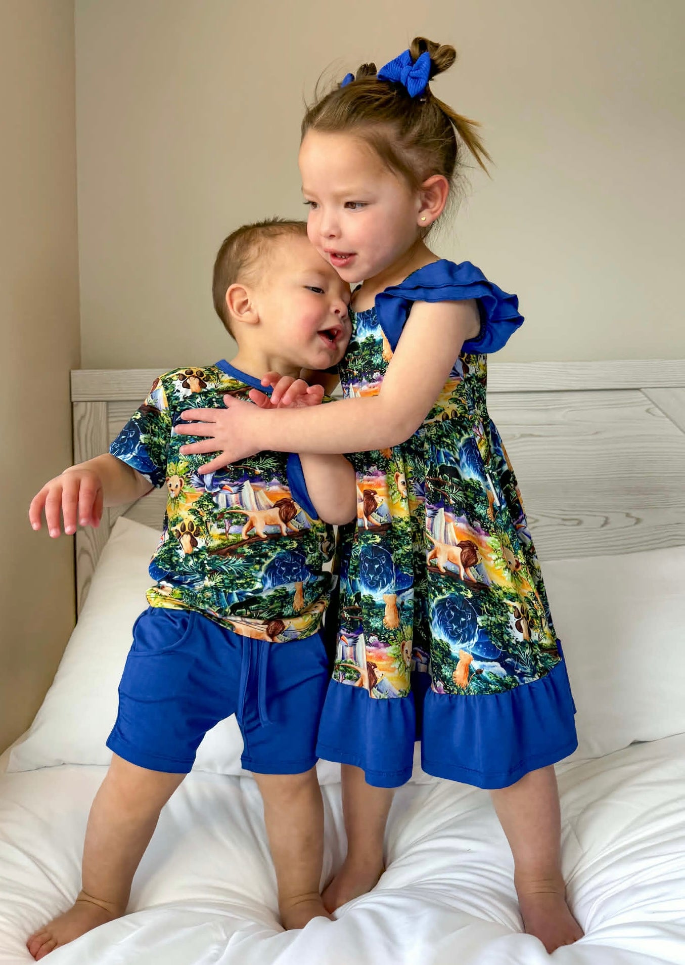 “King of the Pride” Two-Piece Shorts Set