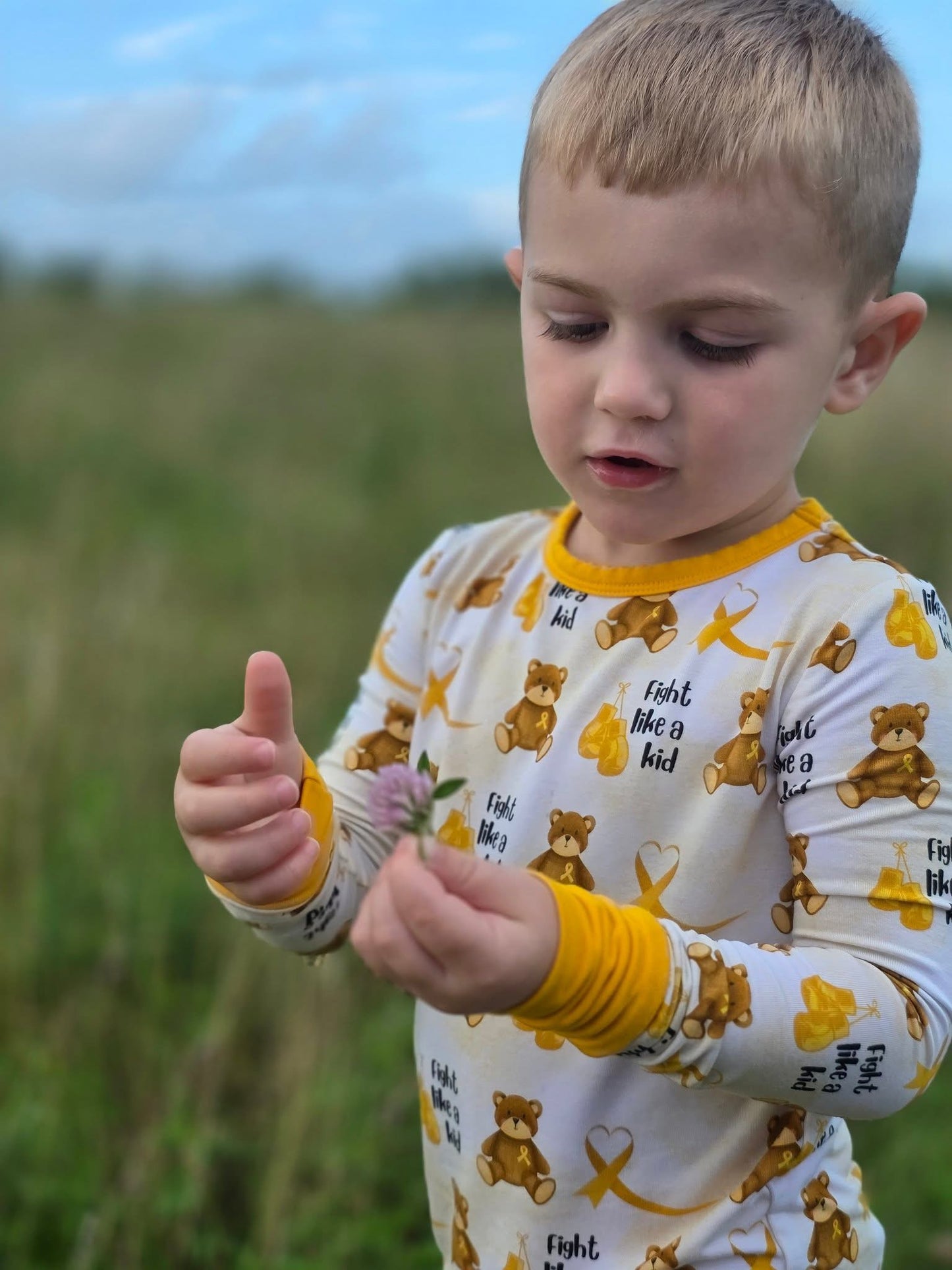 “Fight like a kid” Two-Piece Pajamas