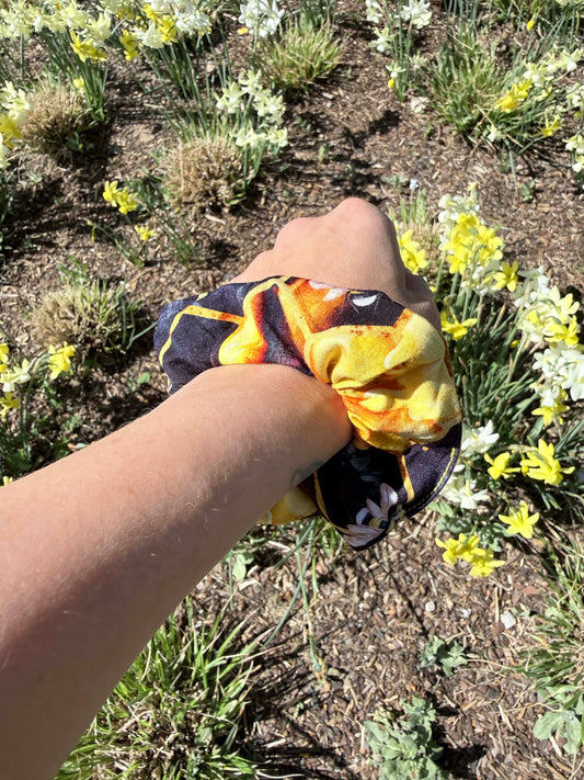 "Bee Happy" Scrunchie