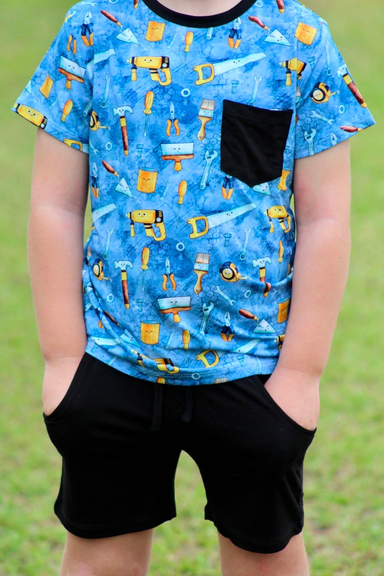 “Tools” Two-Piece Shorts Set