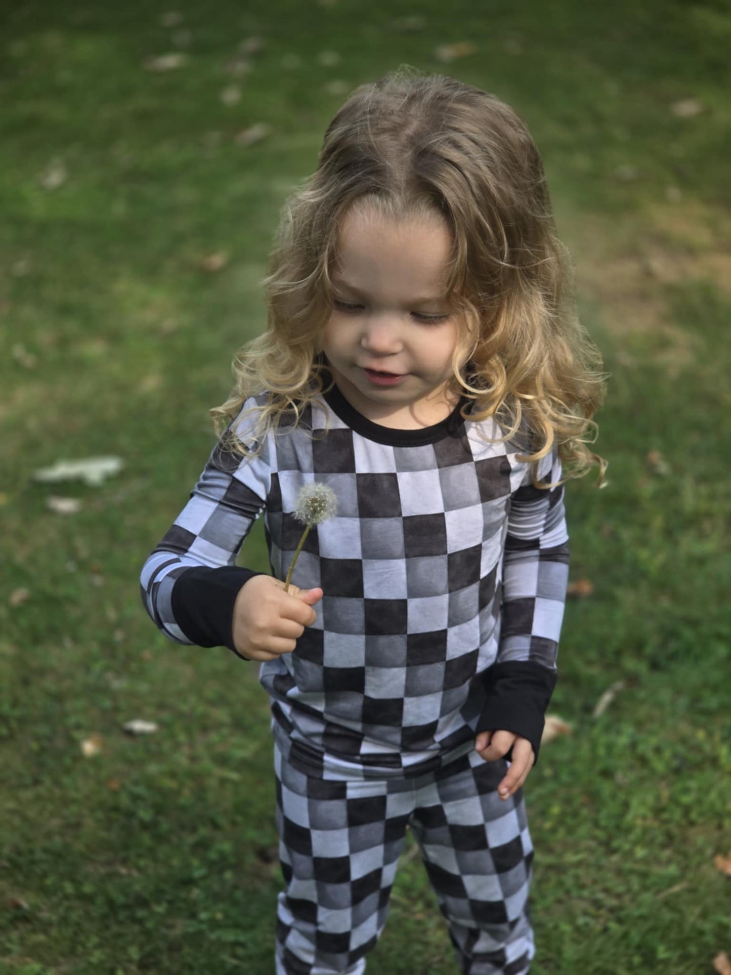 “Checkmate” Two-Piece Pajamas