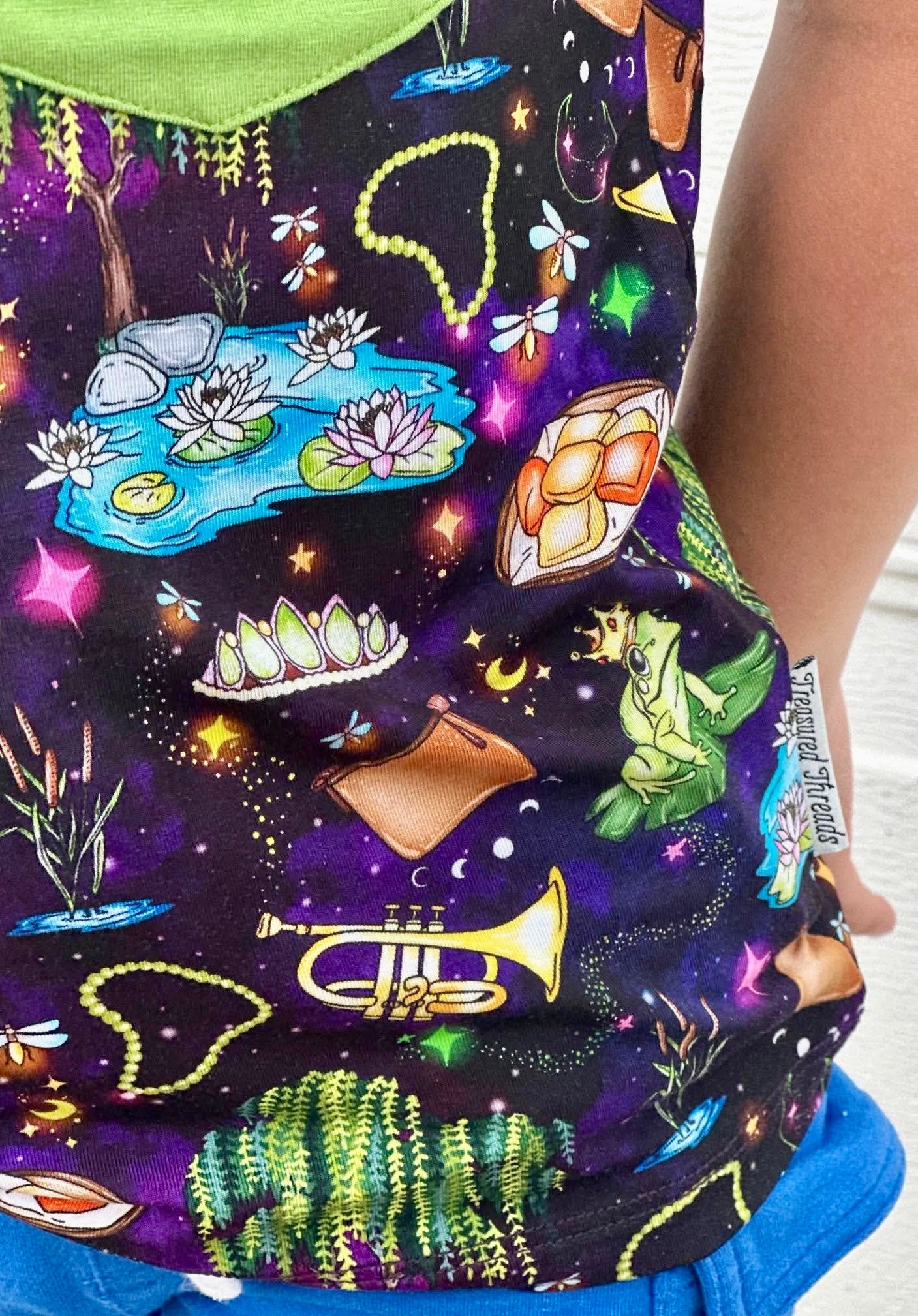 “Fireflies & Frog Kisses” Pocket T-Shirt